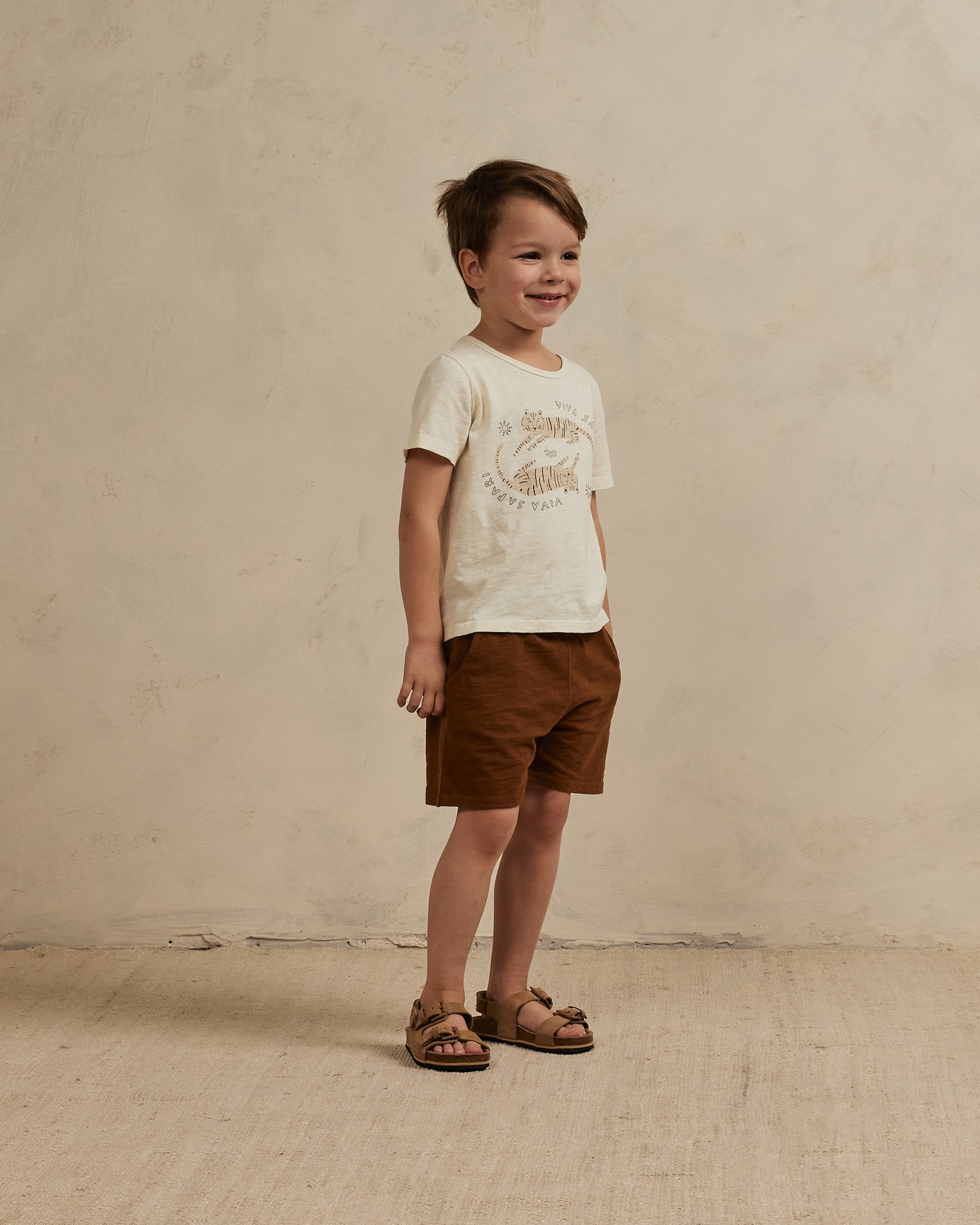 sam short || chocolate - Rylee + Cru | Kids Clothes | Trendy Baby Clothes | Modern Infant Outfits |