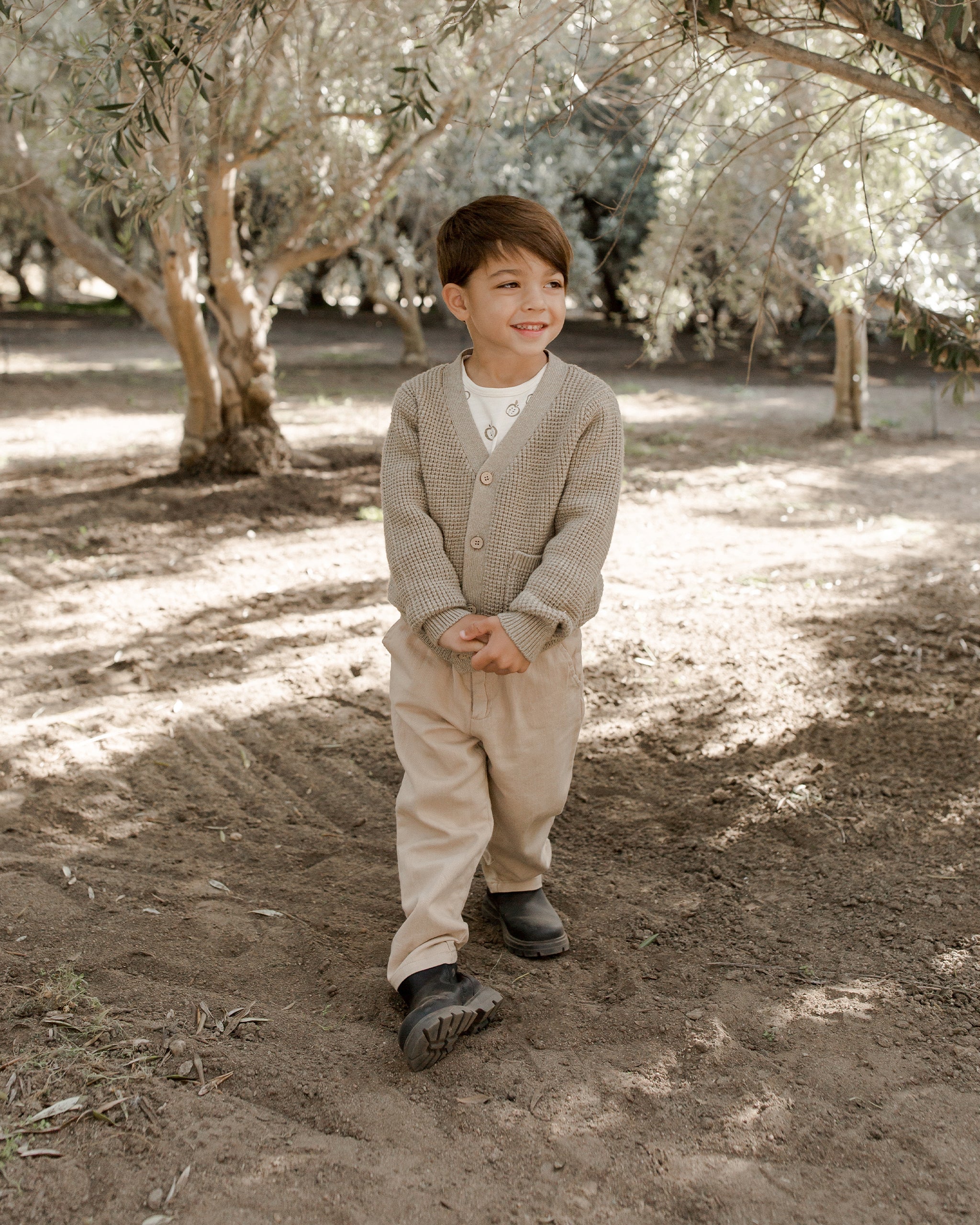 Boys Cardigan || Heathered Fern - Rylee + Cru | Kids Clothes | Trendy Baby Clothes | Modern Infant Outfits |