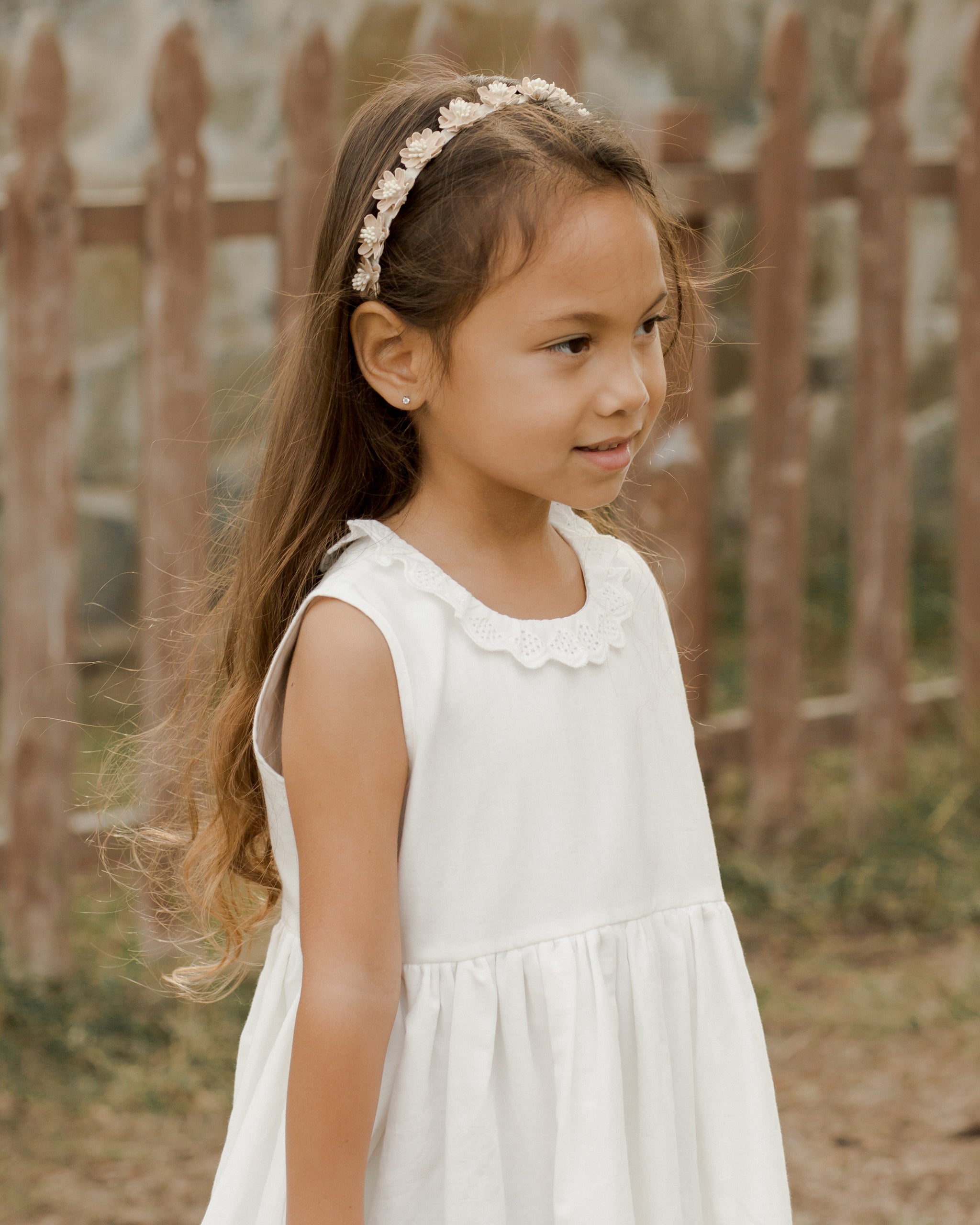 Georgia Dress || White - Rylee + Cru | Kids Clothes | Trendy Baby Clothes | Modern Infant Outfits |