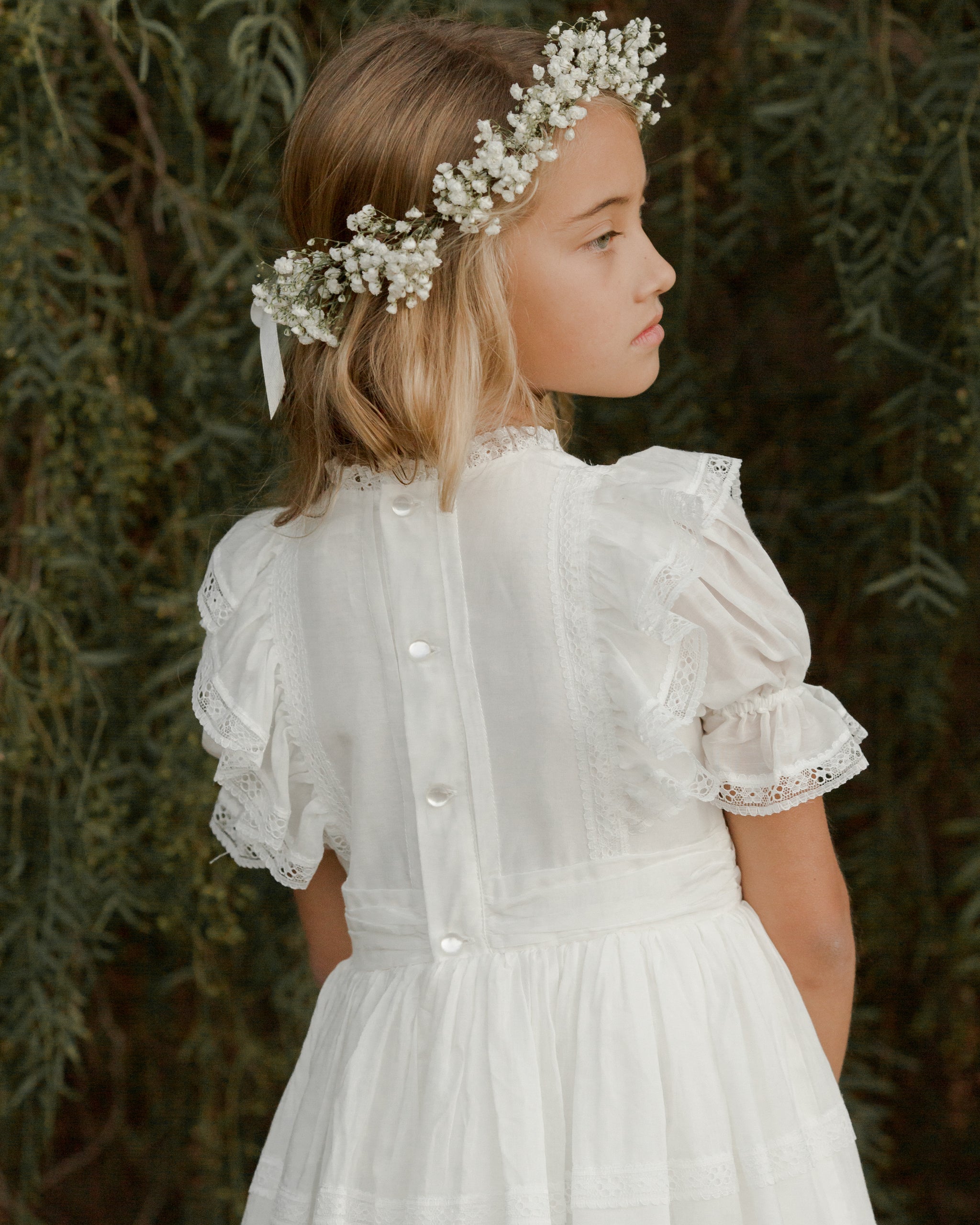 Kit Dress || White - Rylee + Cru | Kids Clothes | Trendy Baby Clothes | Modern Infant Outfits |