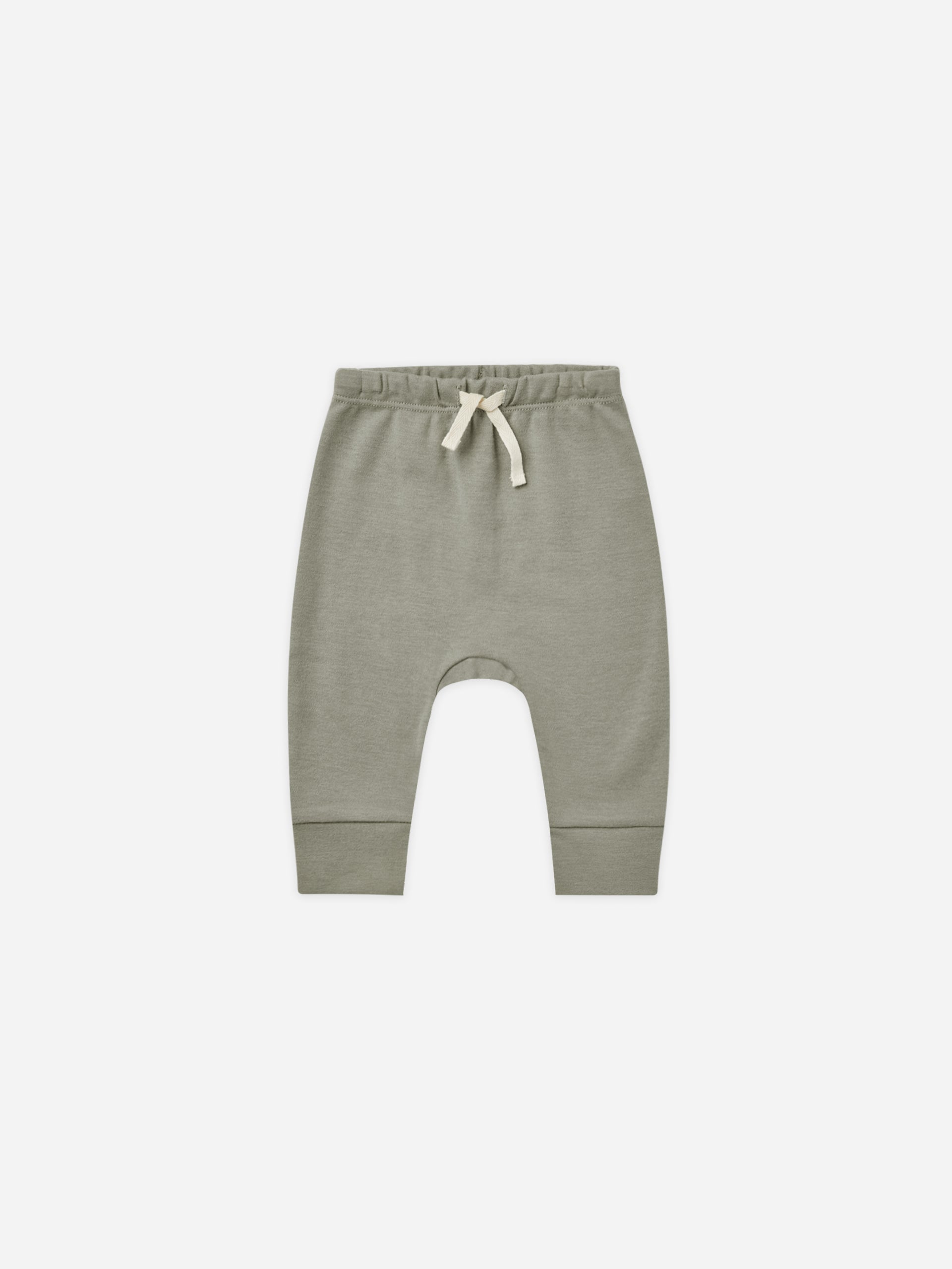 Drawstring Pant || Basil - Rylee + Cru | Kids Clothes | Trendy Baby Clothes | Modern Infant Outfits |