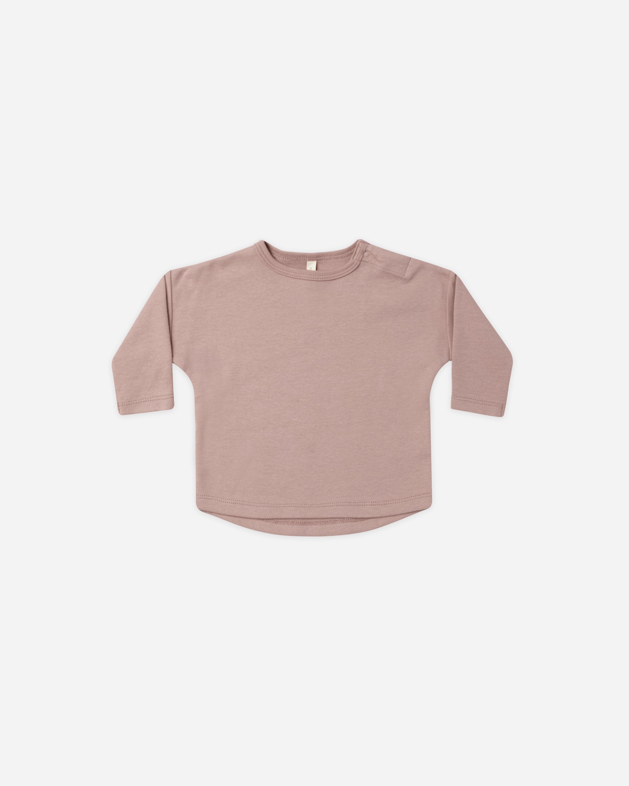 Long Sleeve Tee || Mauve - Rylee + Cru | Kids Clothes | Trendy Baby Clothes | Modern Infant Outfits |
