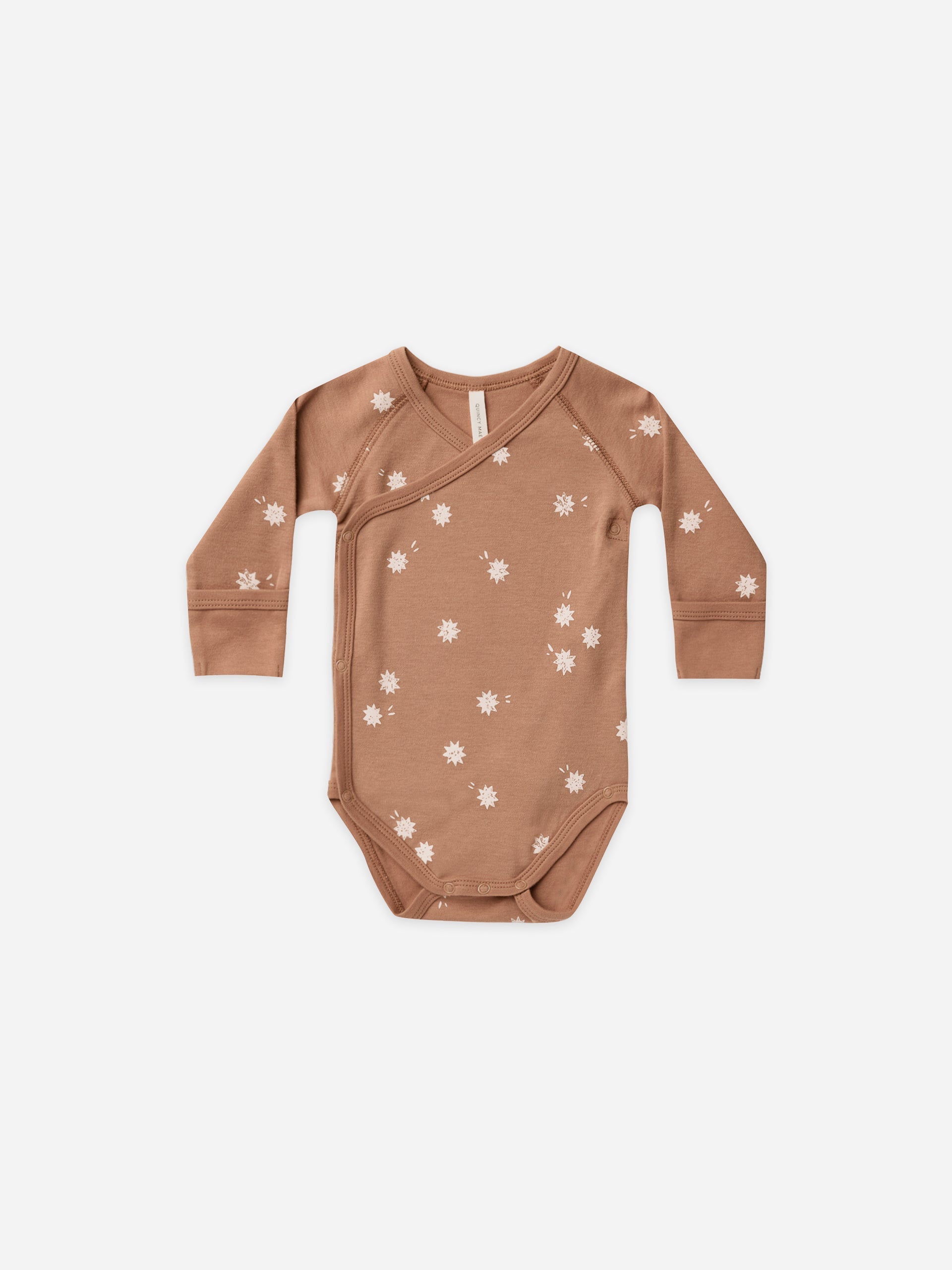 side snap bodysuit | sunburst - Quincy Mae | Baby Basics | Baby Clothing | Organic Baby Clothes | Modern Baby Boy Clothes |