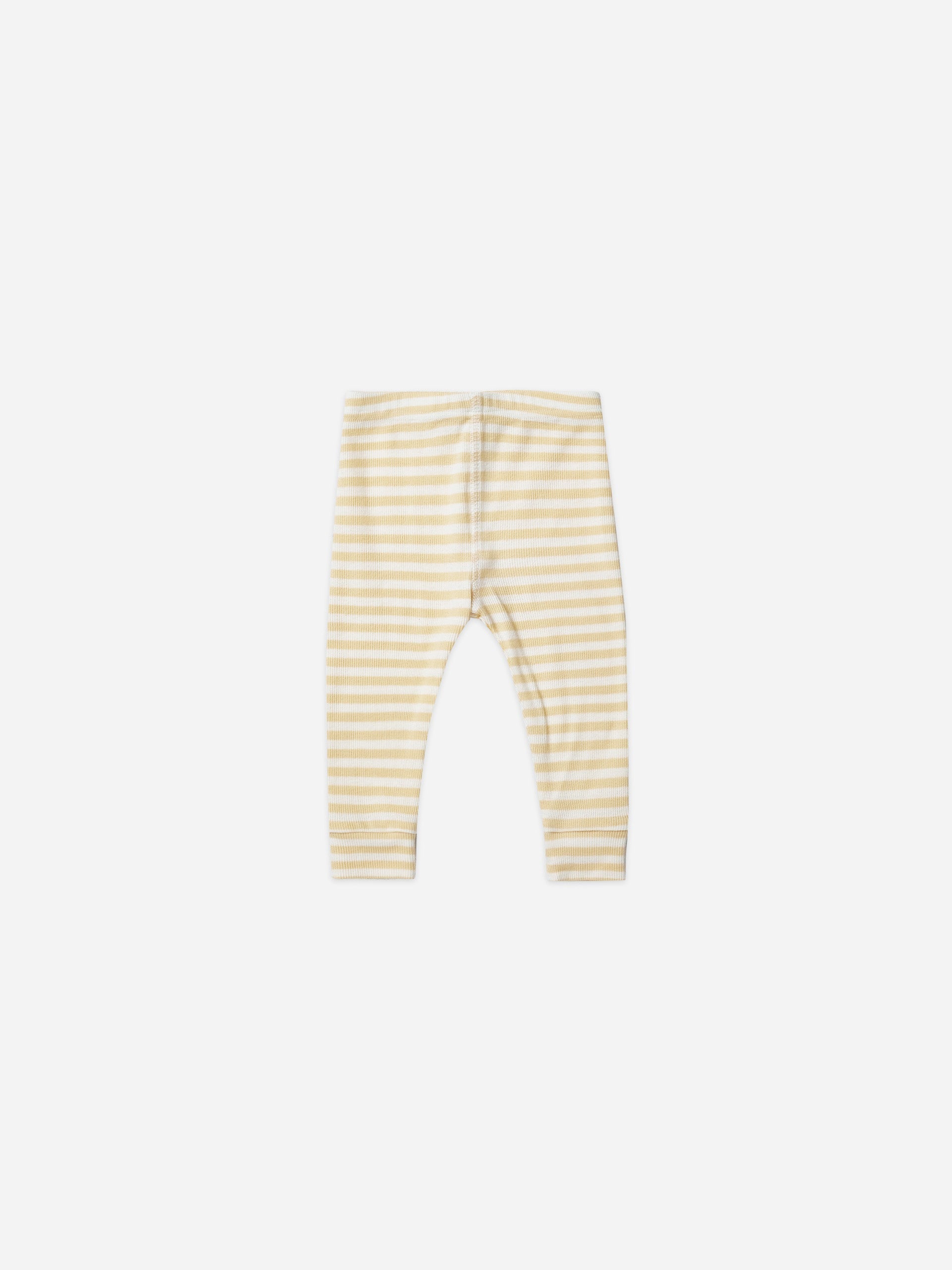 ribbed legging | yellow stripe - Quincy Mae | Baby Basics | Baby Clothing | Organic Baby Clothes | Modern Baby Boy Clothes |