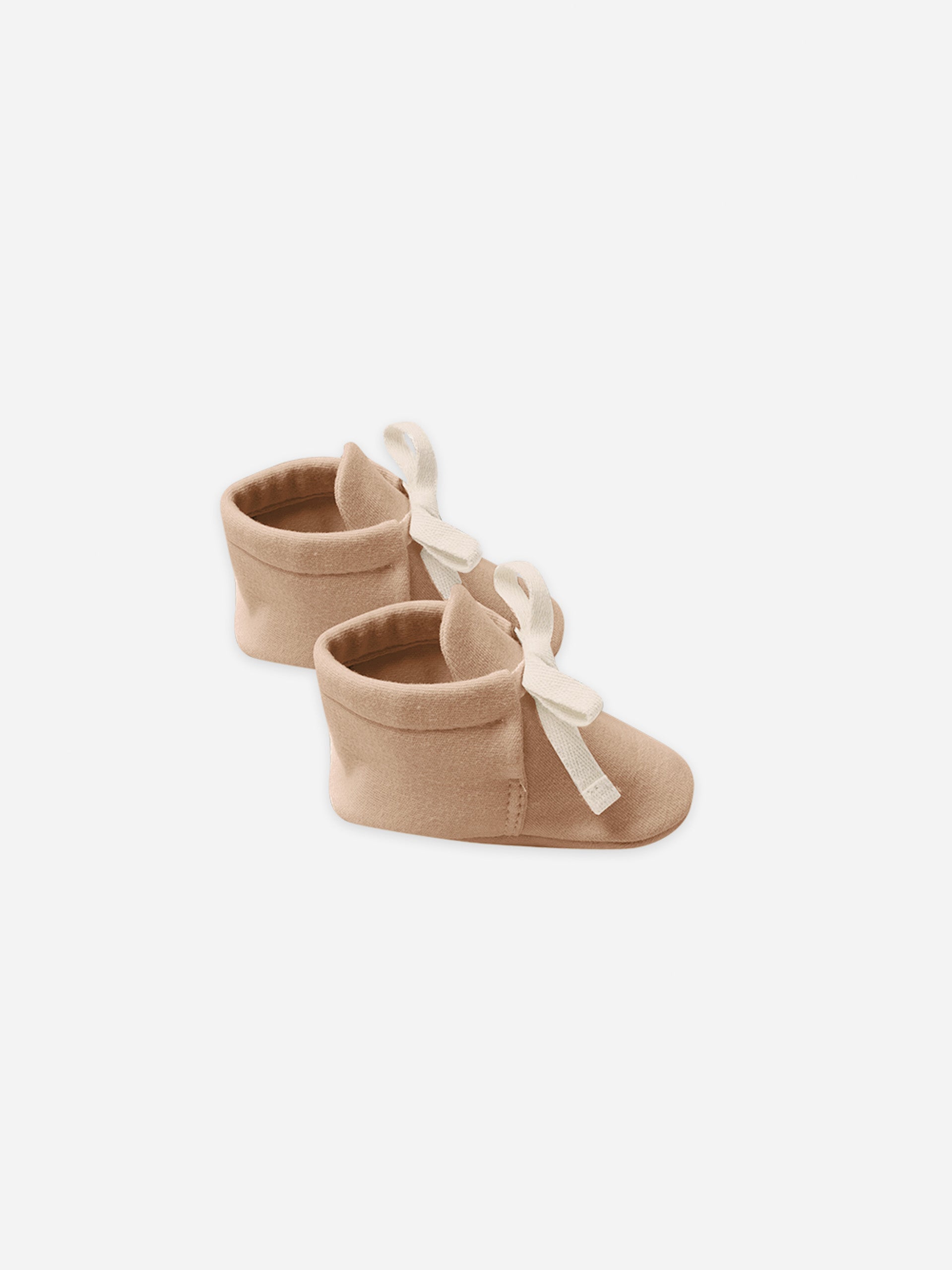 baby booties | apricot - Quincy Mae | Baby Basics | Baby Clothing | Organic Baby Clothes | Modern Baby Boy Clothes |