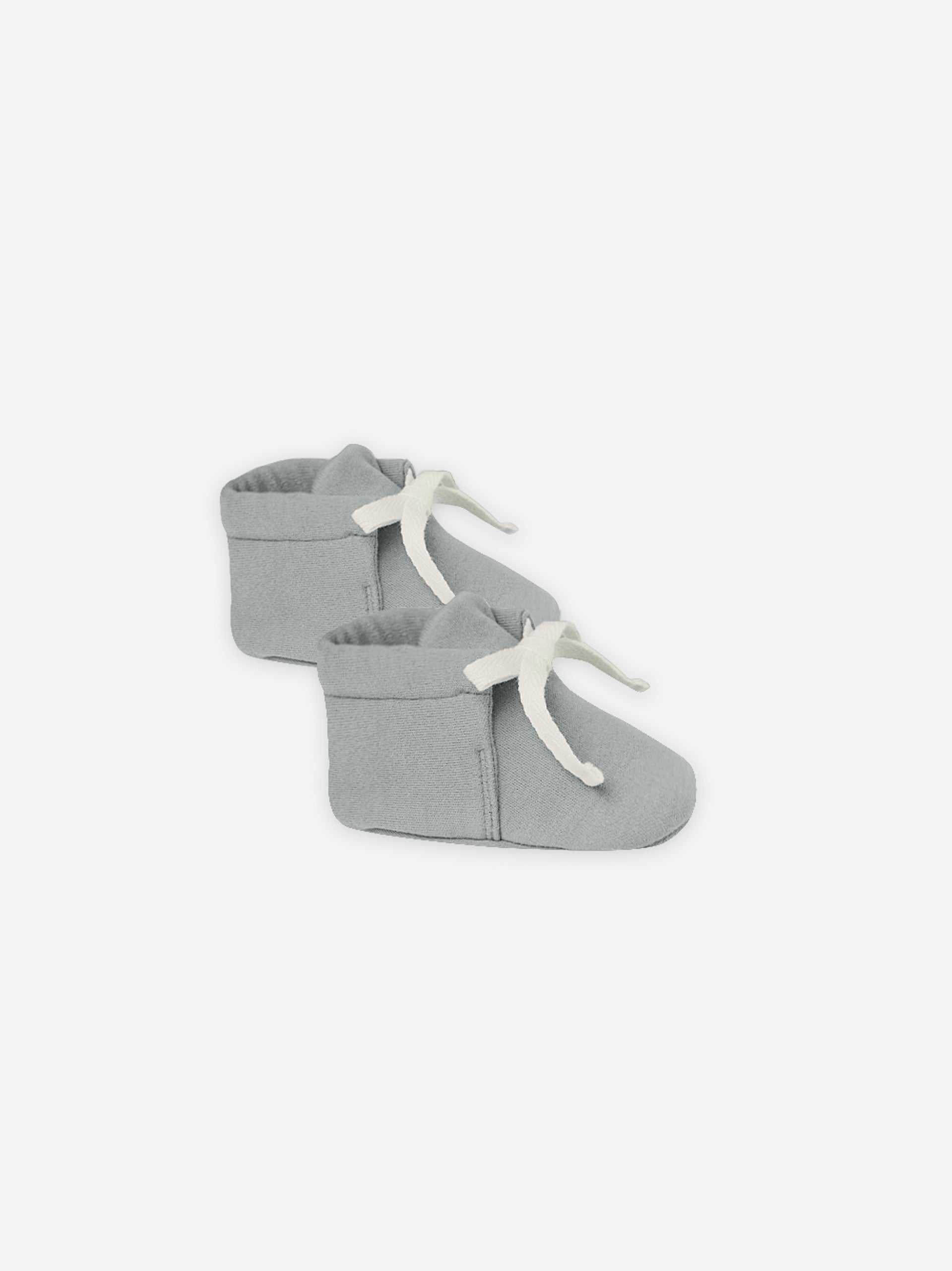 Baby Booties || Dusty Blue - Rylee + Cru | Kids Clothes | Trendy Baby Clothes | Modern Infant Outfits |