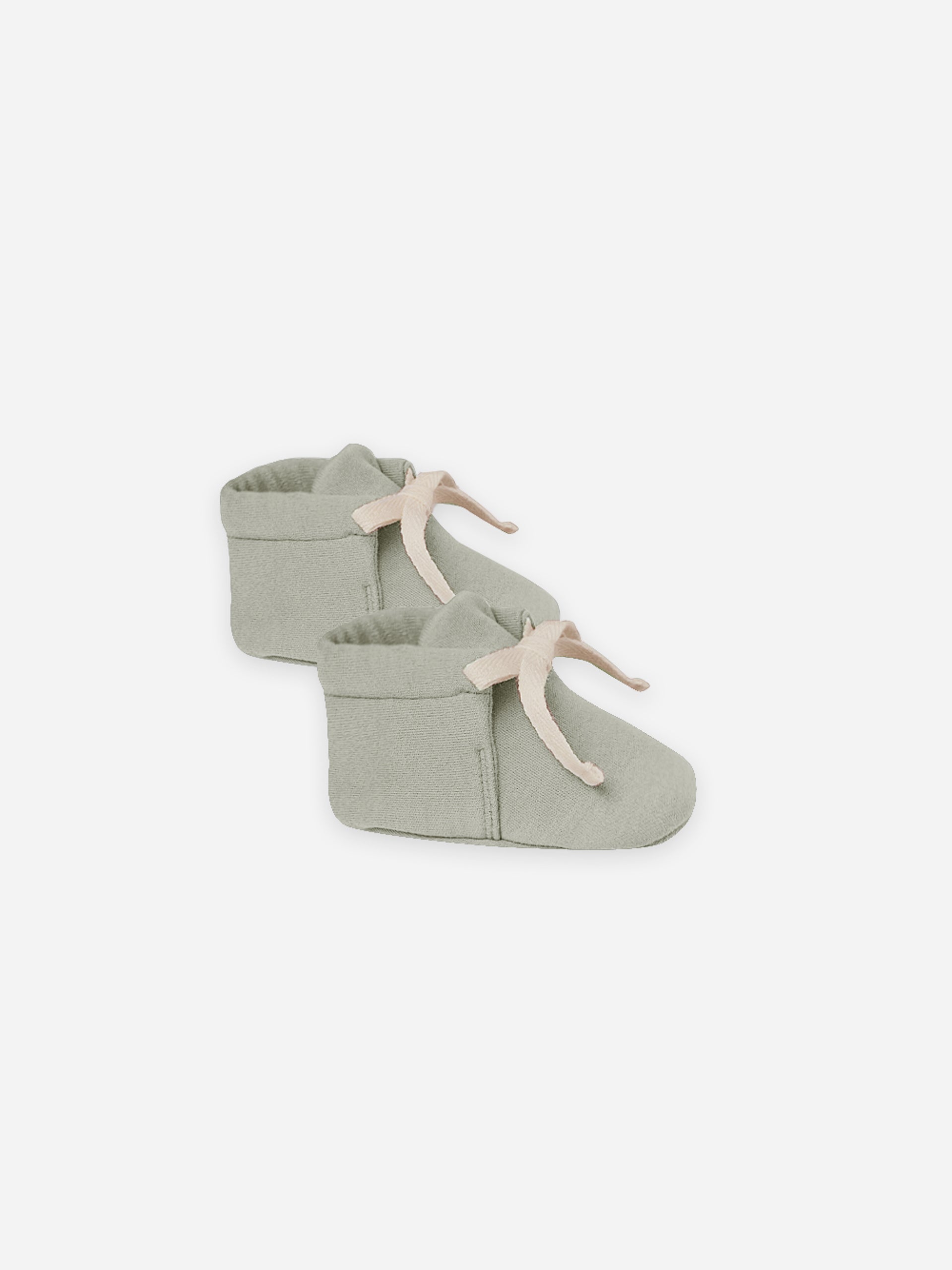 baby booties | pistachio - Quincy Mae | Baby Basics | Baby Clothing | Organic Baby Clothes | Modern Baby Boy Clothes |