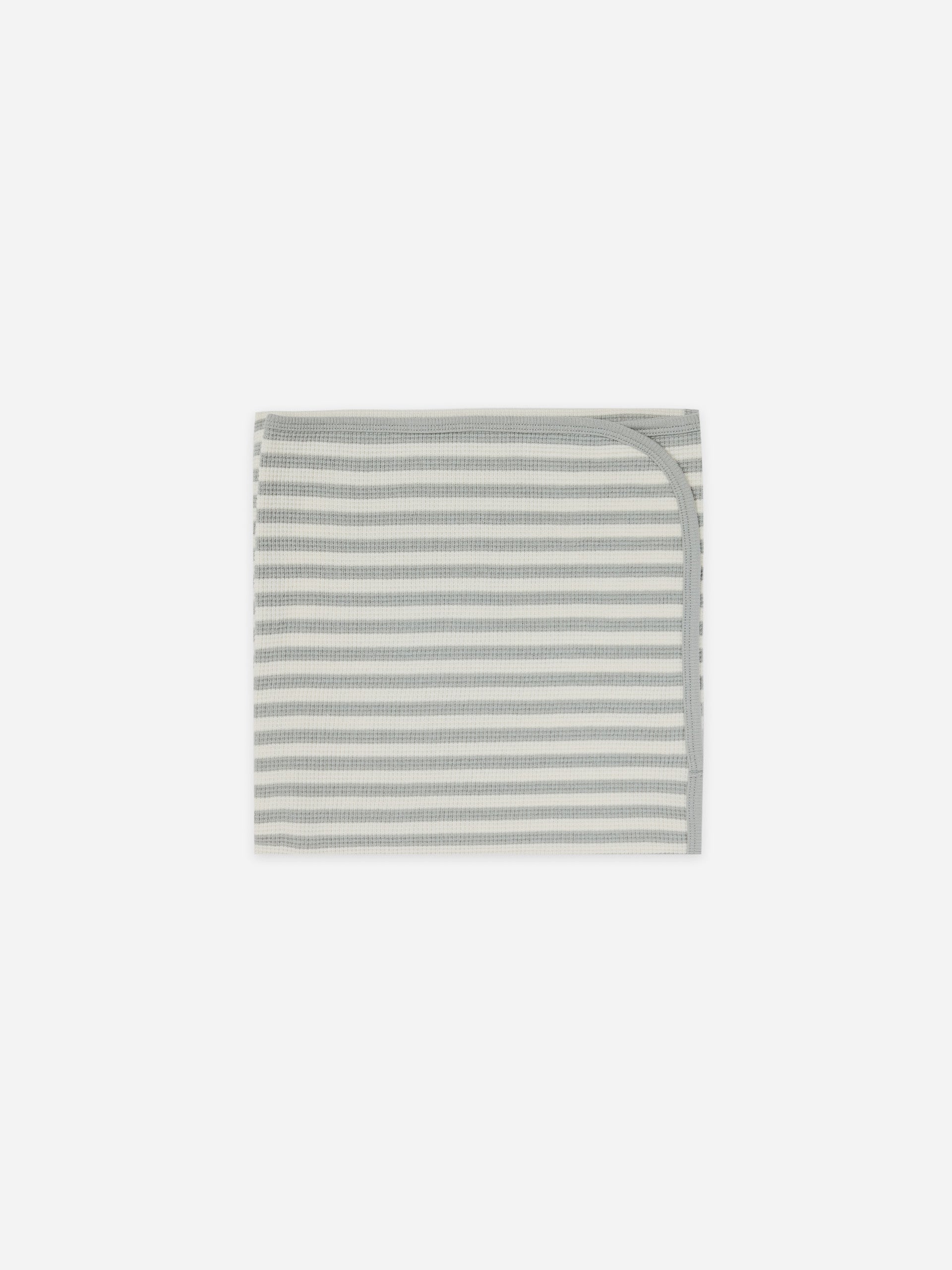 waffle baby blanket | sky stripe - Quincy Mae | Baby Basics | Baby Clothing | Organic Baby Clothes | Modern Baby Boy Clothes |