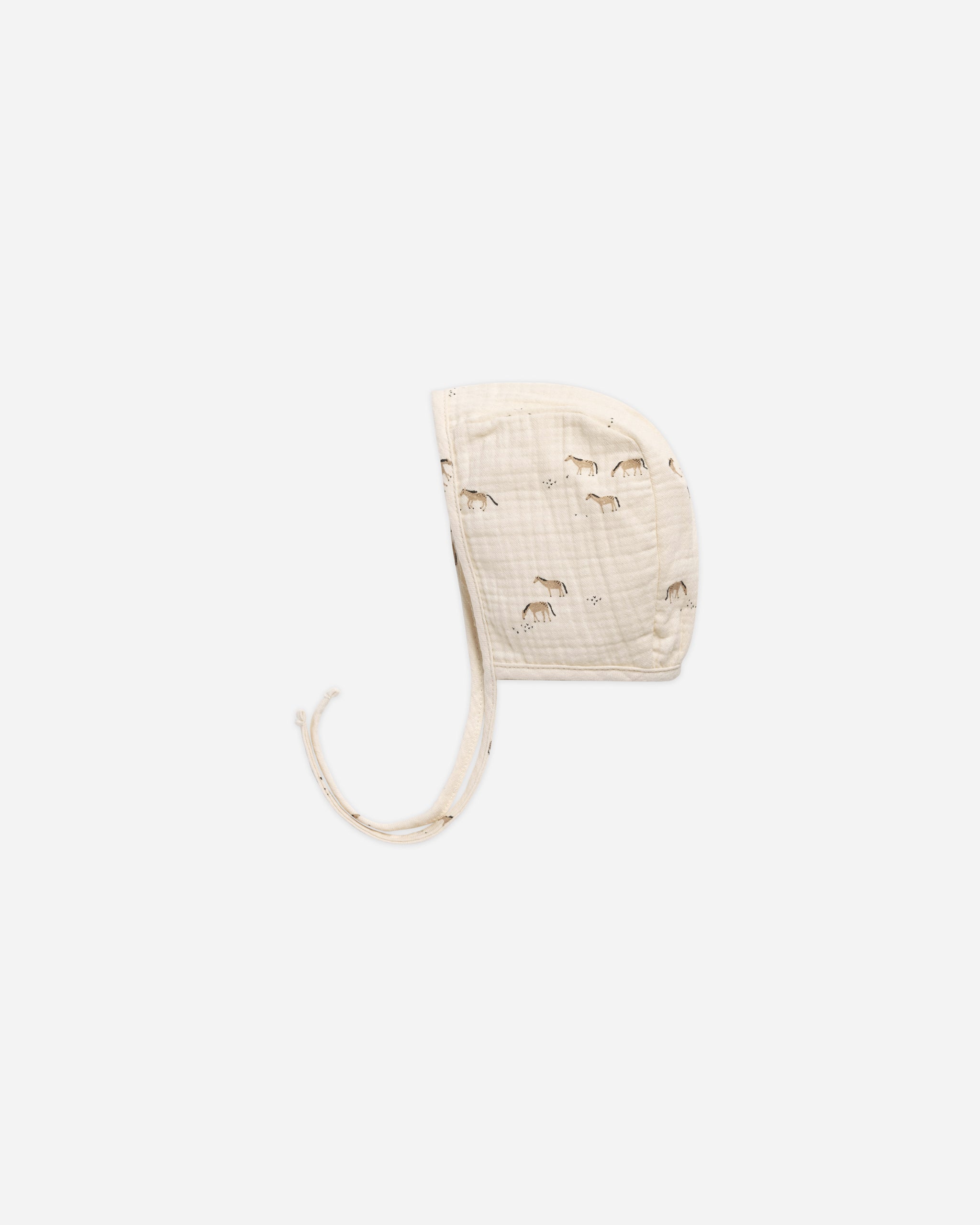 Woven Baby Bonnet || Horses - Rylee + Cru | Kids Clothes | Trendy Baby Clothes | Modern Infant Outfits |