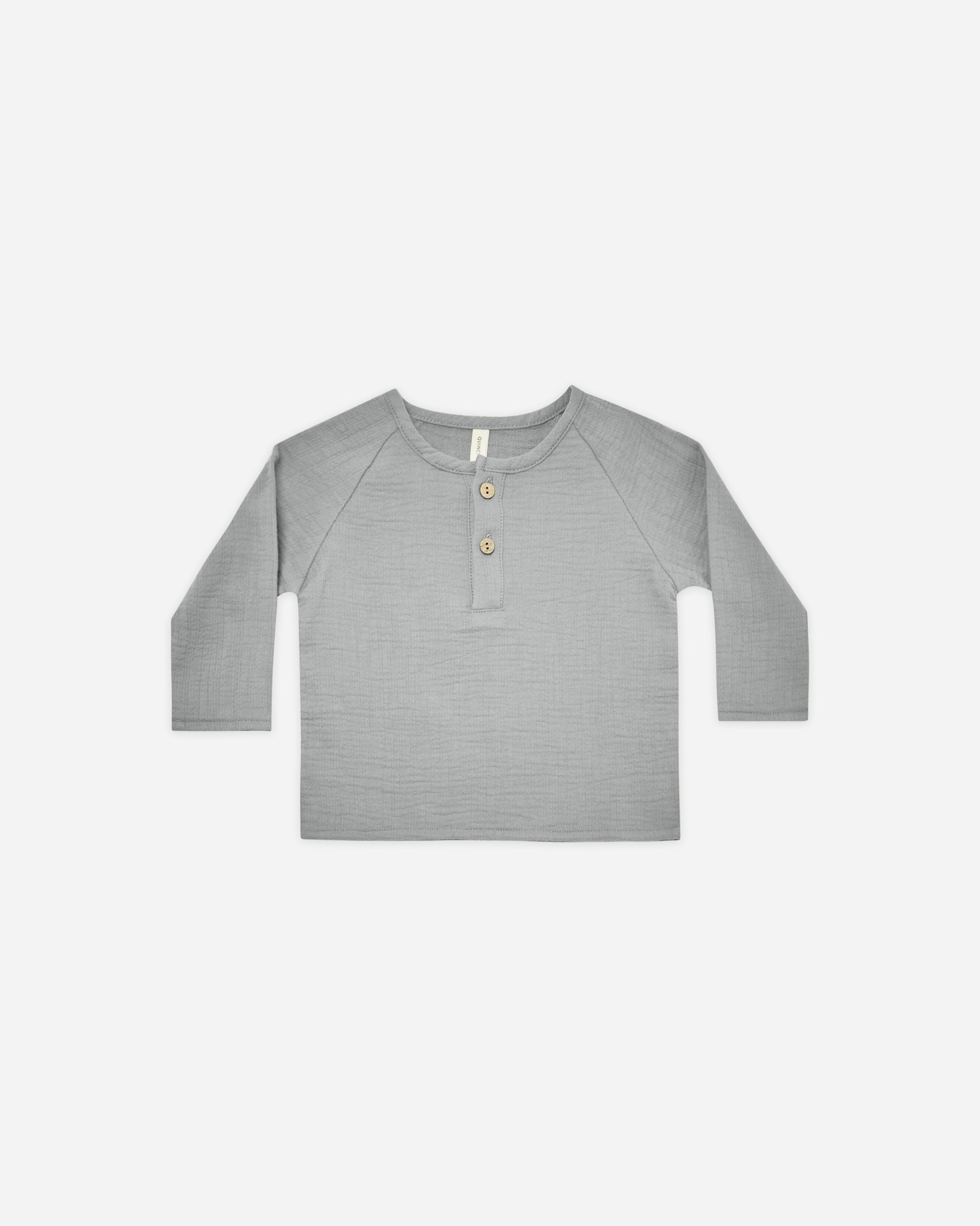 Zion Shirt || Dusty Blue - Rylee + Cru | Kids Clothes | Trendy Baby Clothes | Modern Infant Outfits |
