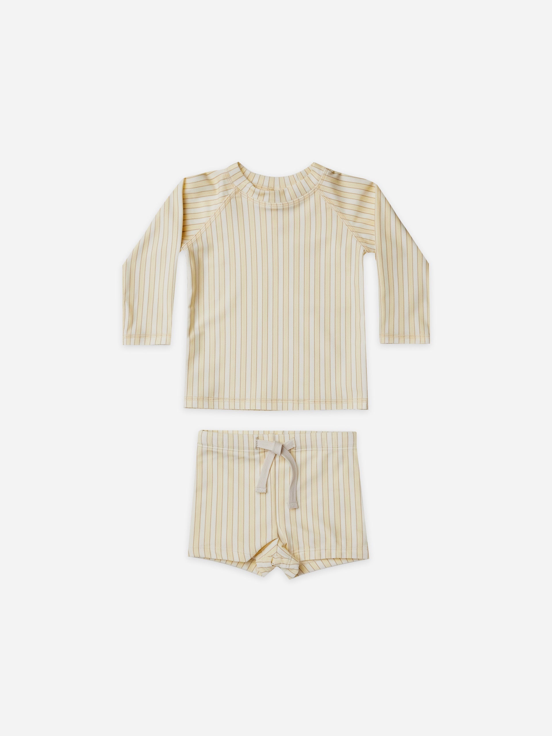 boys rashguard + short set | vintage stripe - Quincy Mae | Baby Basics | Baby Clothing | Organic Baby Clothes | Modern Baby Boy Clothes |