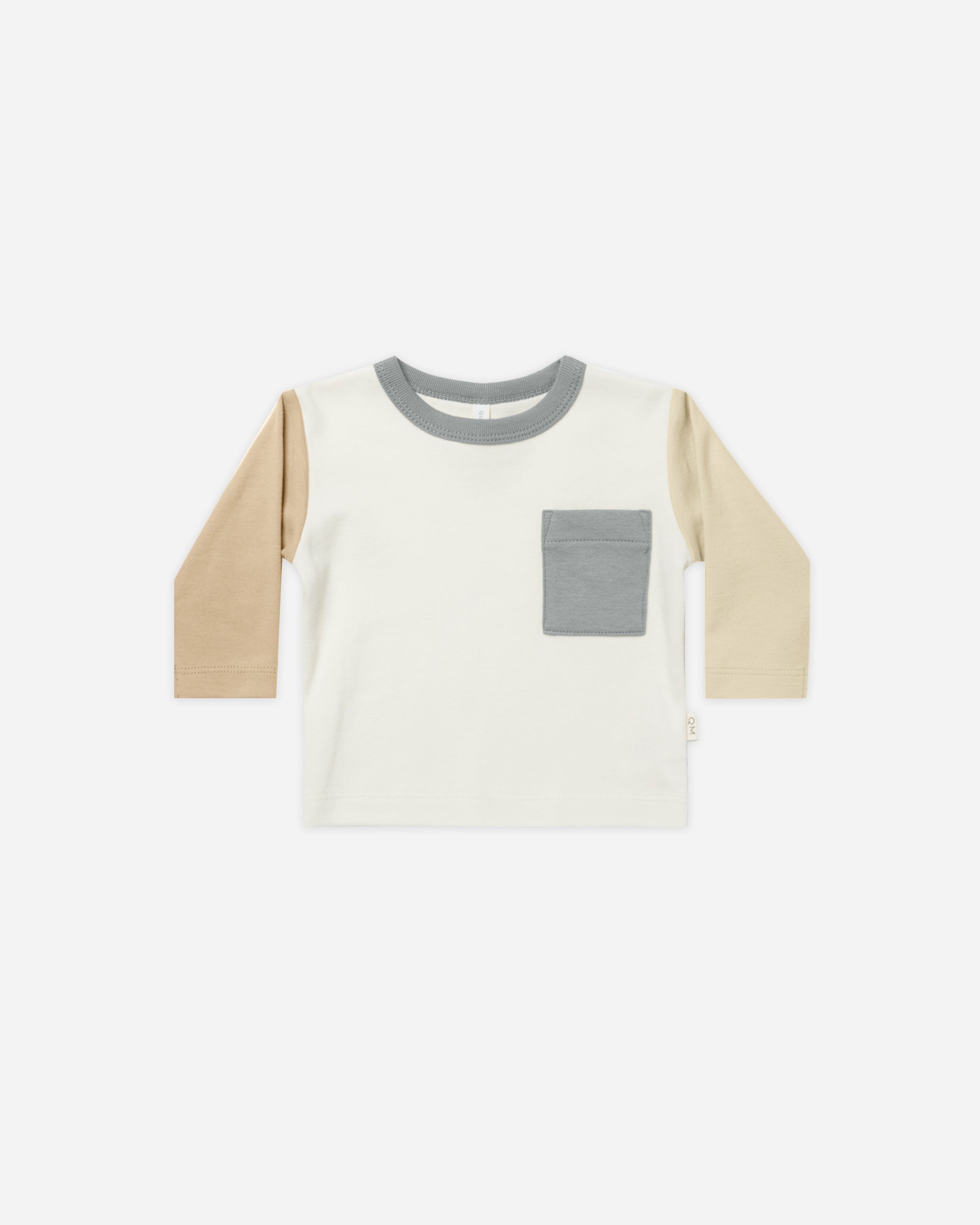 Long Sleeve Pocket Tee || Color Block - Rylee + Cru | Kids Clothes | Trendy Baby Clothes | Modern Infant Outfits |