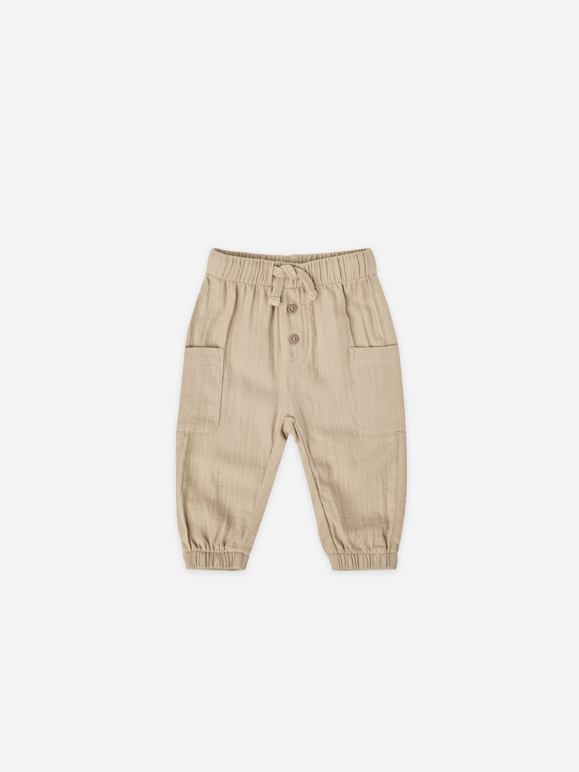 luca pant | latte - Quincy Mae | Baby Basics | Baby Clothing | Organic Baby Clothes | Modern Baby Boy Clothes |