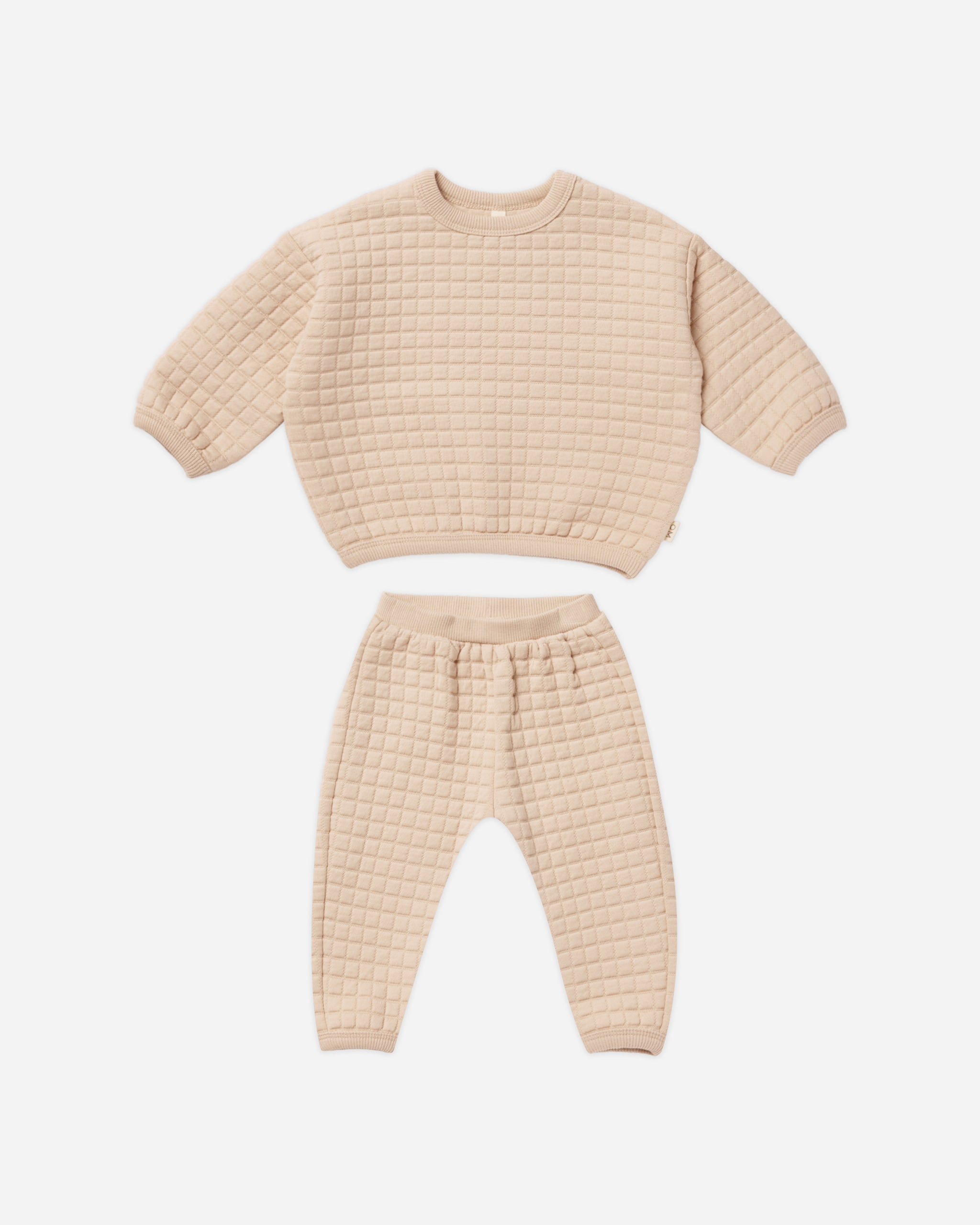 Quilted Sweater + Pant Set || Shell