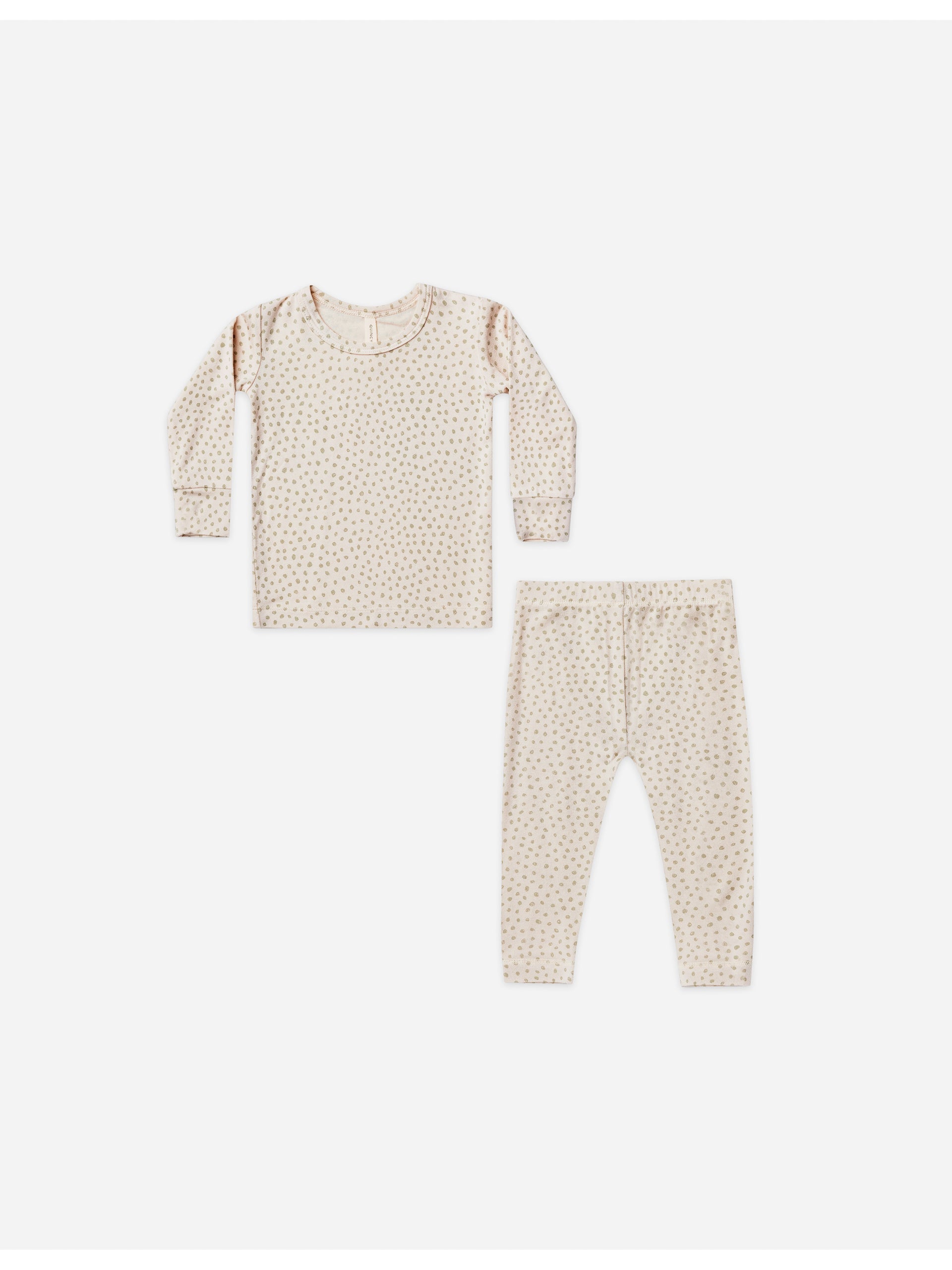 bamboo pajama set | speckles - Quincy Mae | Baby Basics | Baby Clothing | Organic Baby Clothes | Modern Baby Boy Clothes |