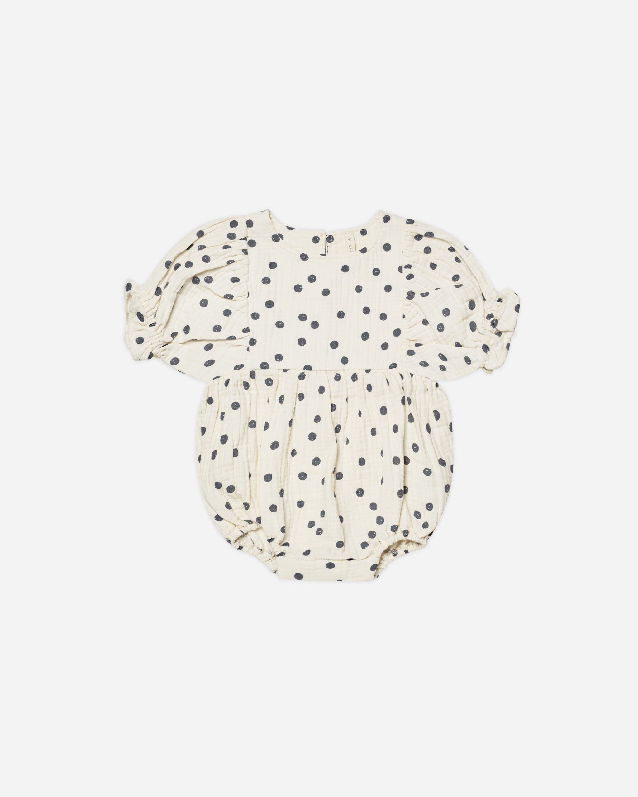 Cosette Romper || Navy Dot - Rylee + Cru | Kids Clothes | Trendy Baby Clothes | Modern Infant Outfits |