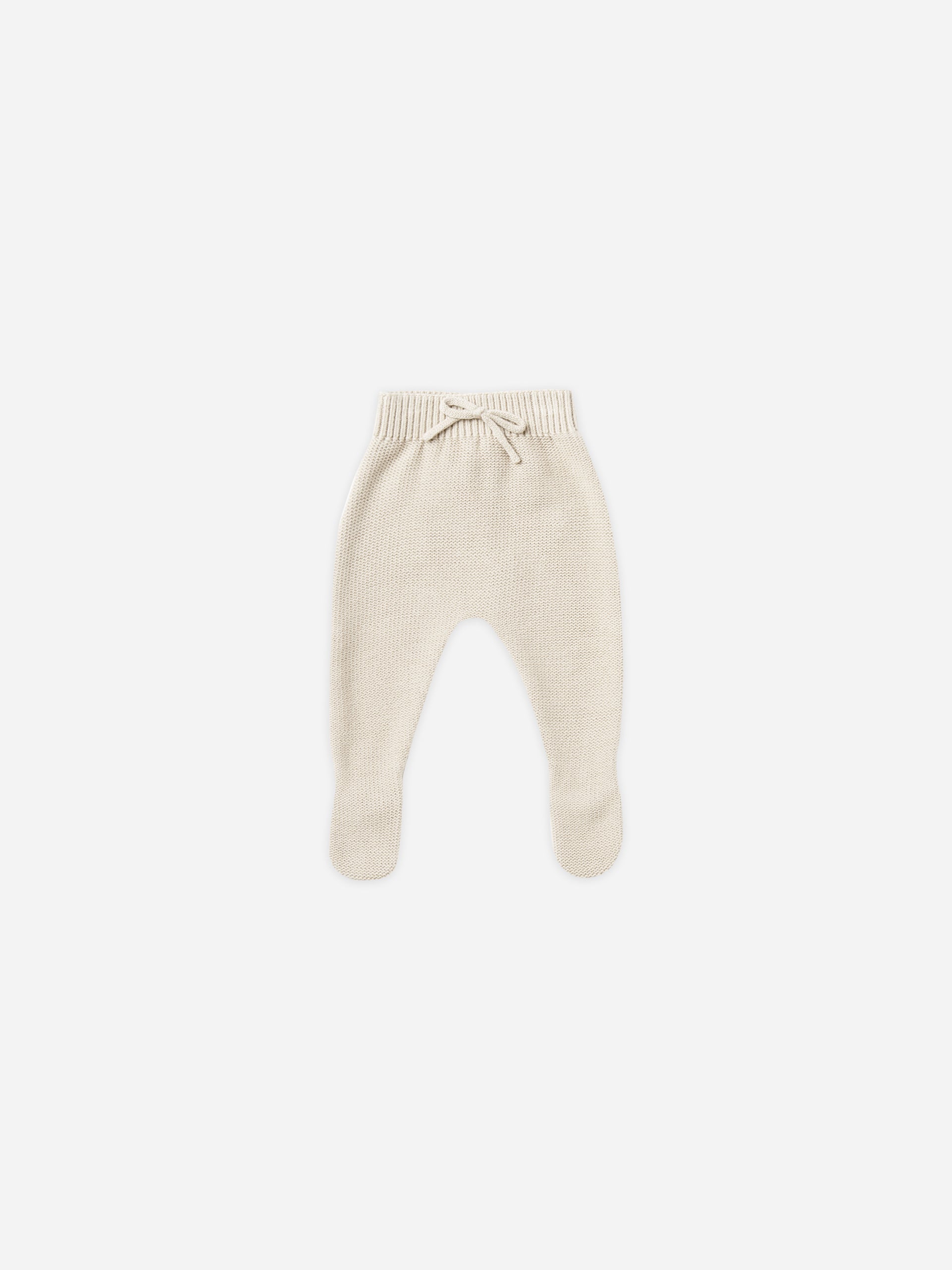 Footed Knit Pant || Natural – Quincy Mae