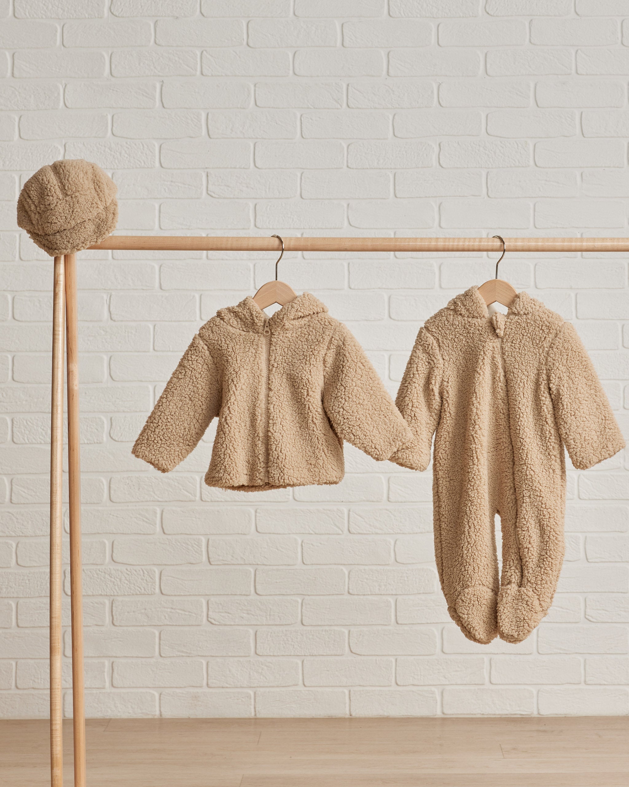 Bear Jacket || Sand - Rylee + Cru | Kids Clothes | Trendy Baby Clothes | Modern Infant Outfits |