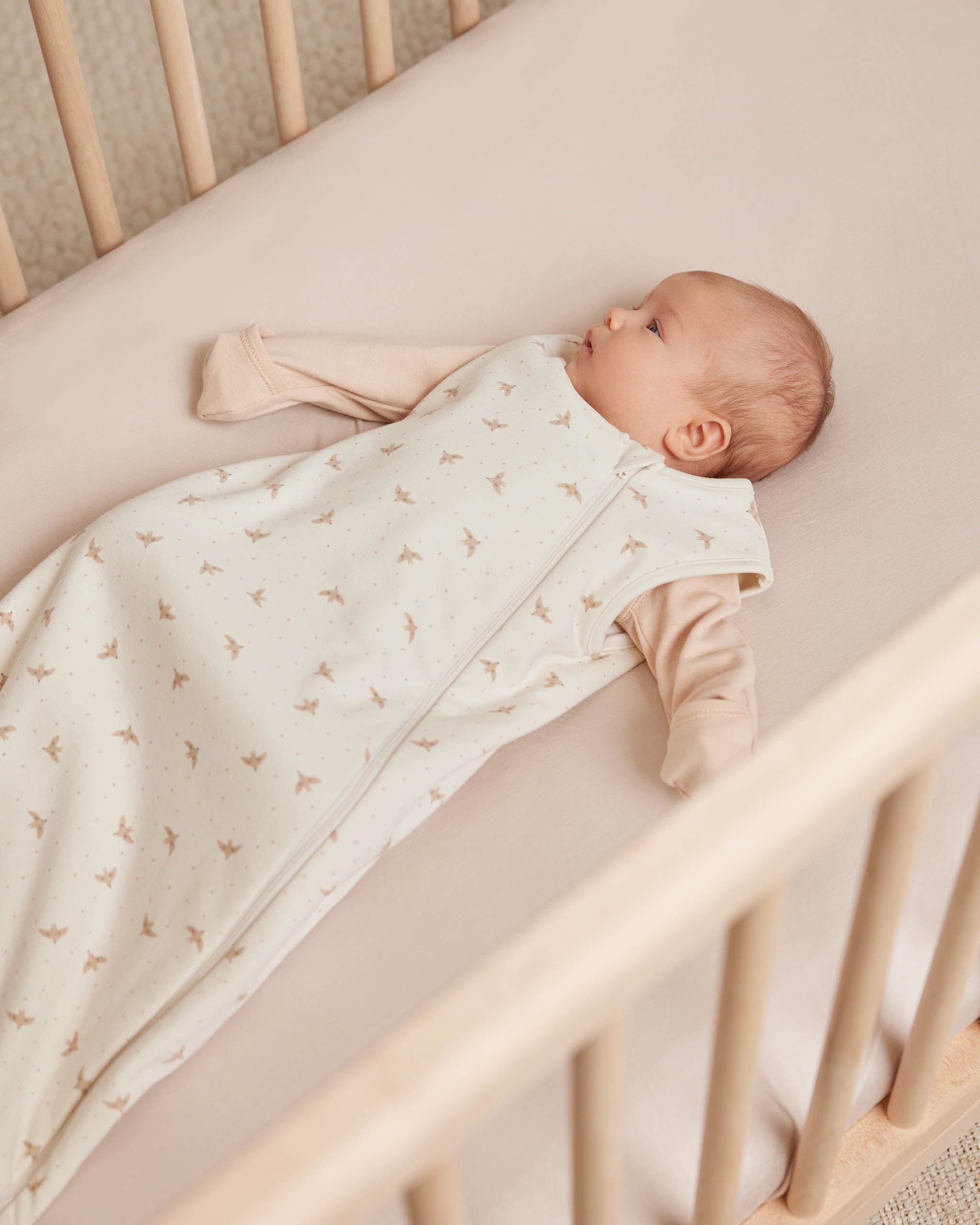 Jersey Sleeping Bag || Doves - Rylee + Cru | Kids Clothes | Trendy Baby Clothes | Modern Infant Outfits |