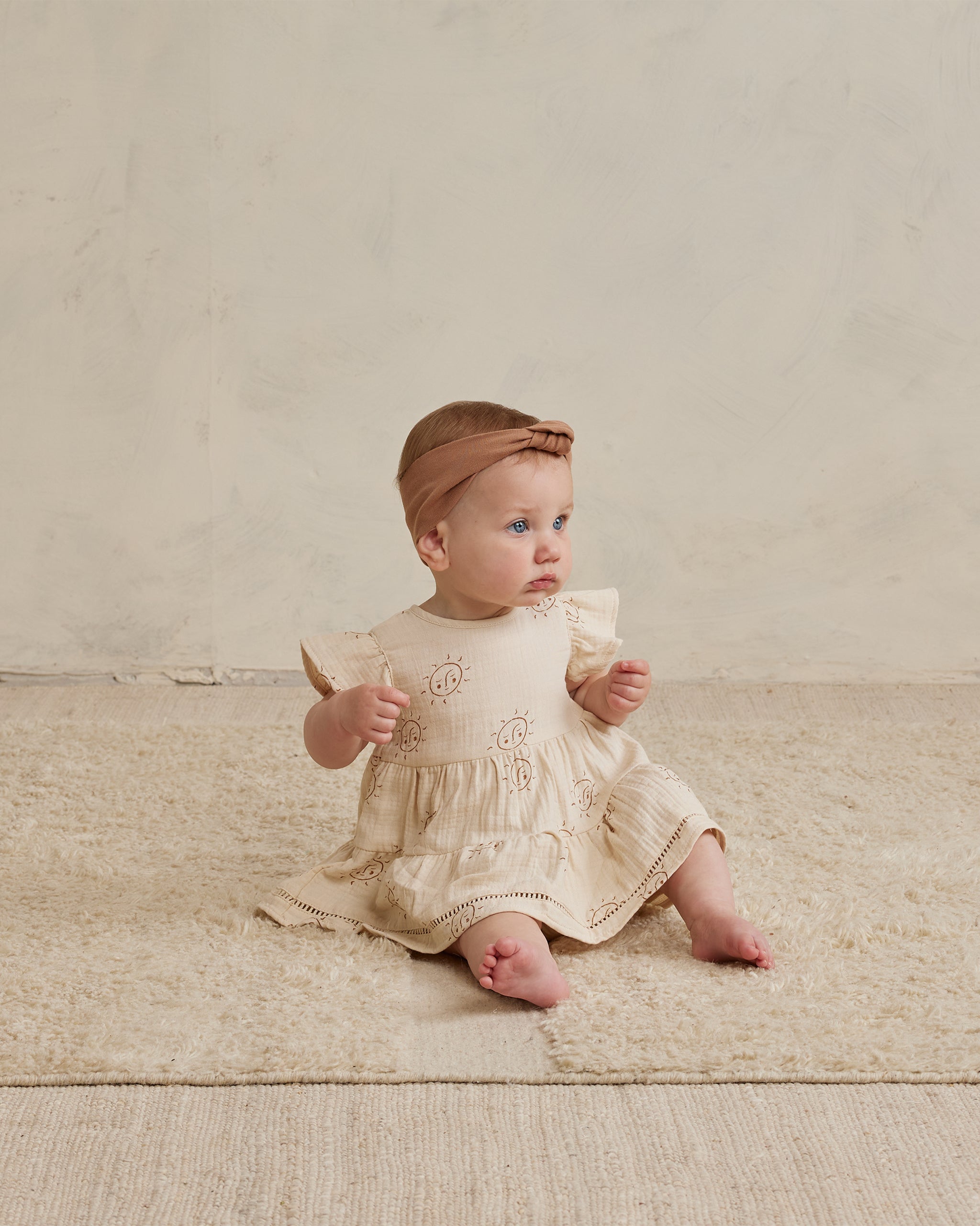 lily dress + bloomer set | suns - Quincy Mae | Baby Basics | Baby Clothing | Organic Baby Clothes | Modern Baby Boy Clothes |