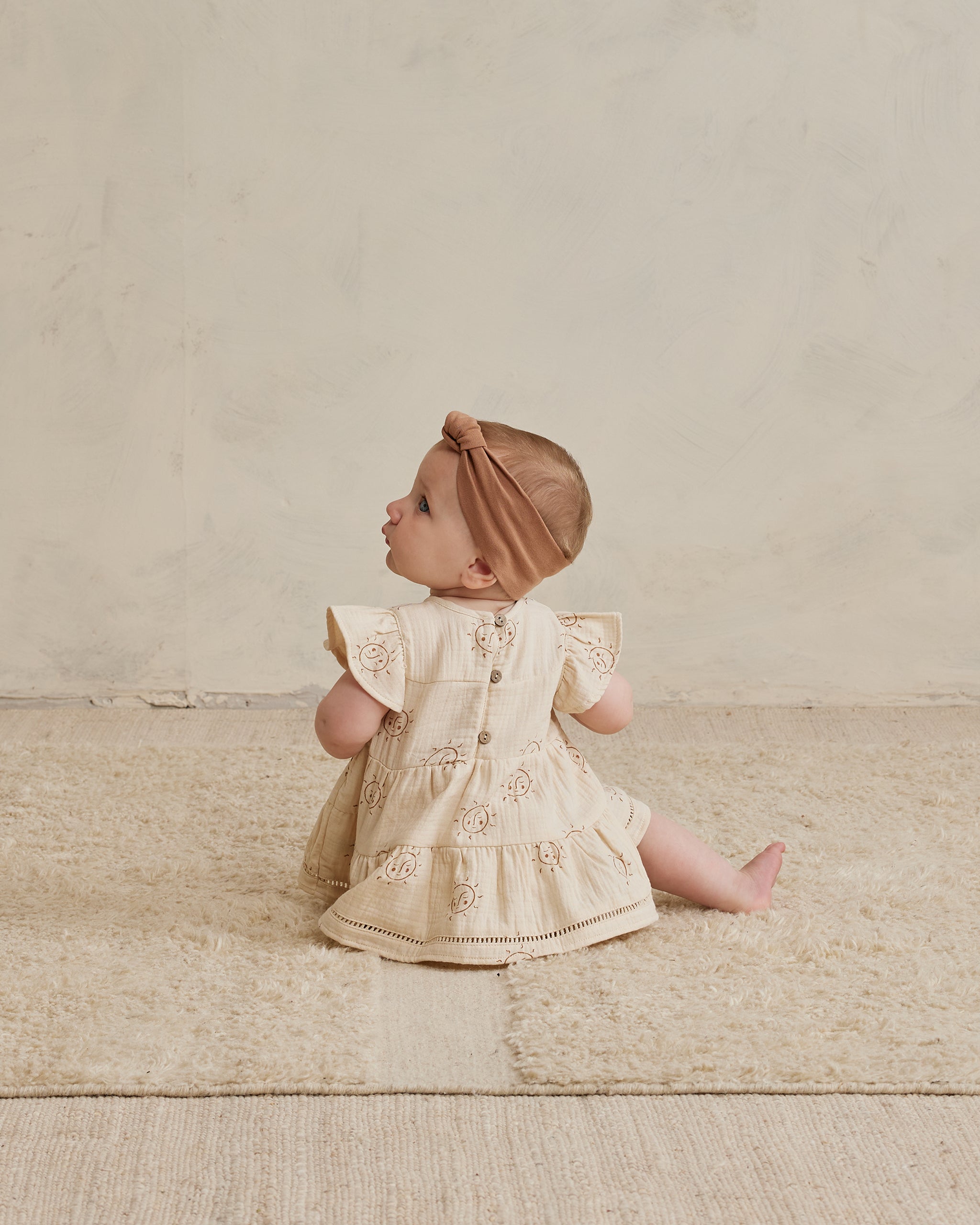 lily dress + bloomer set | suns - Quincy Mae | Baby Basics | Baby Clothing | Organic Baby Clothes | Modern Baby Boy Clothes |