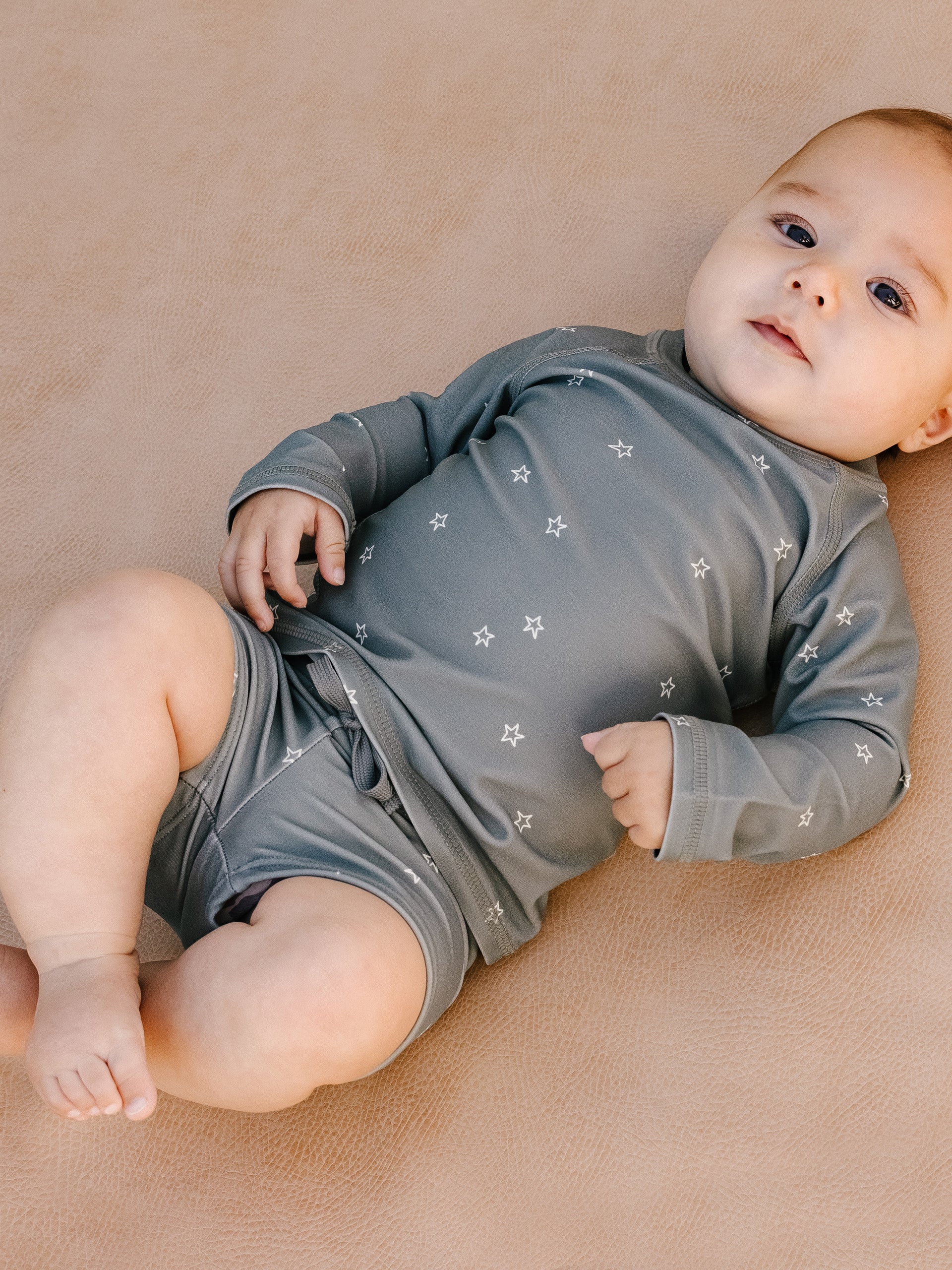boys rashguard + short set | sea green - Quincy Mae | Baby Basics | Baby Clothing | Organic Baby Clothes | Modern Baby Boy Clothes |