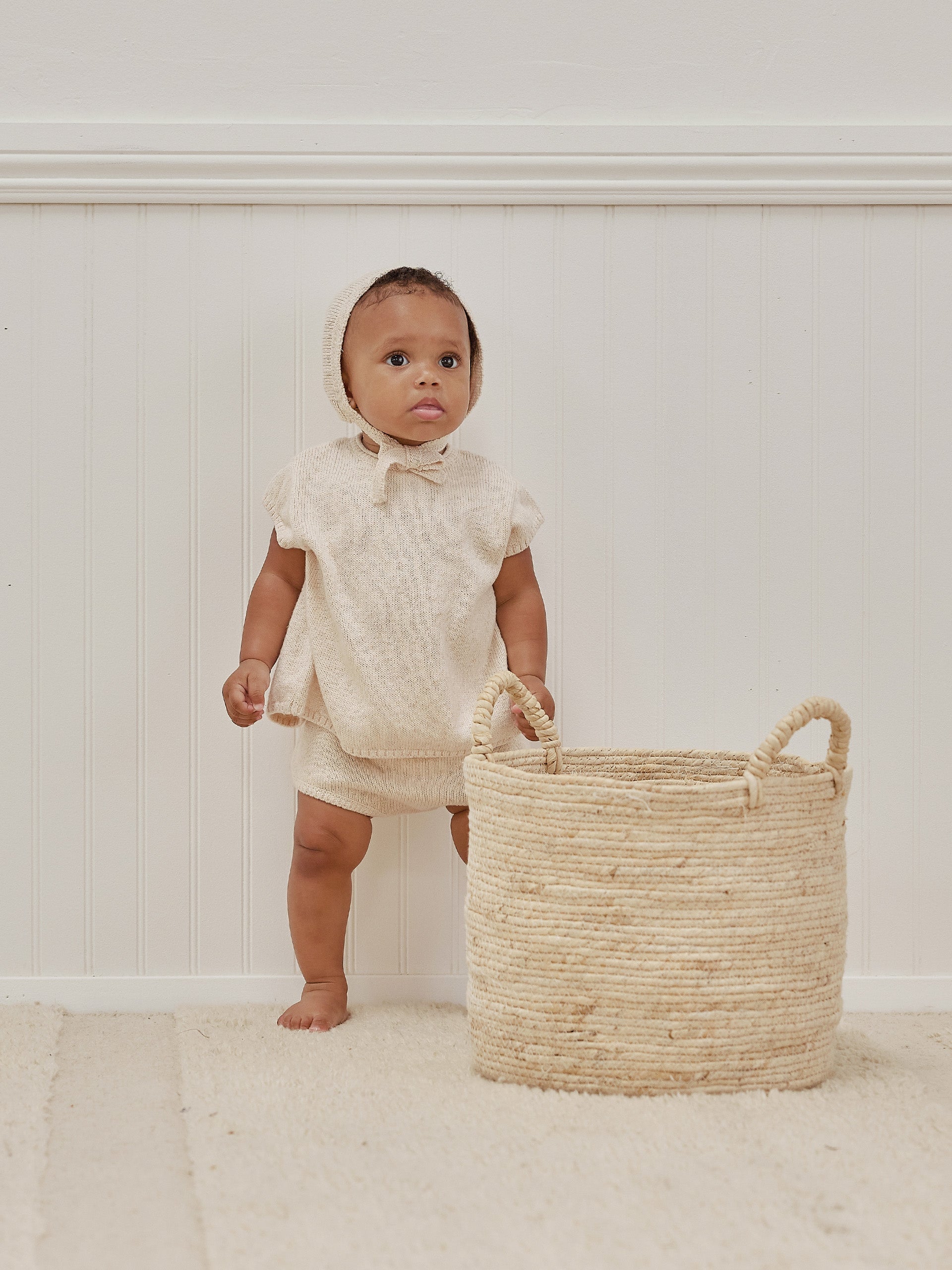 penny knit set | natural heather - Quincy Mae | Baby Basics | Baby Clothing | Organic Baby Clothes | Modern Baby Boy Clothes |