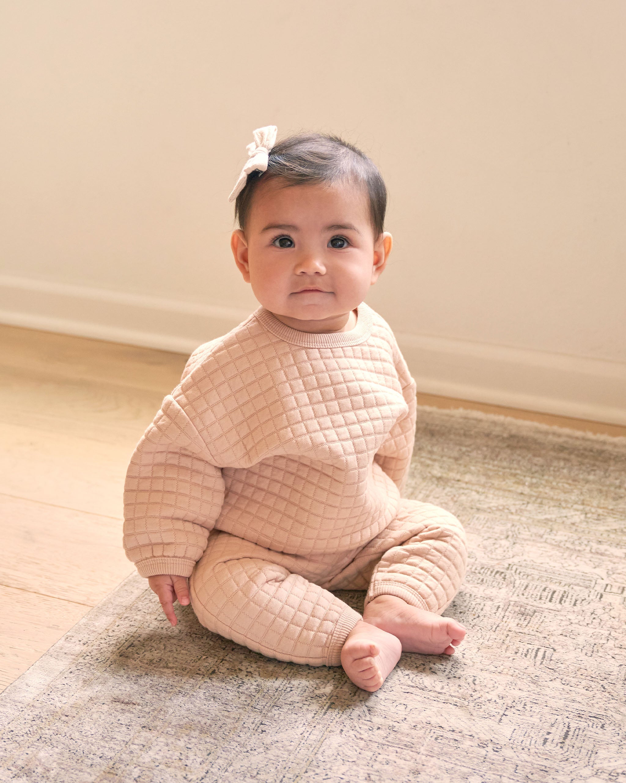 Quilted Sweater + Pant Set || Shell