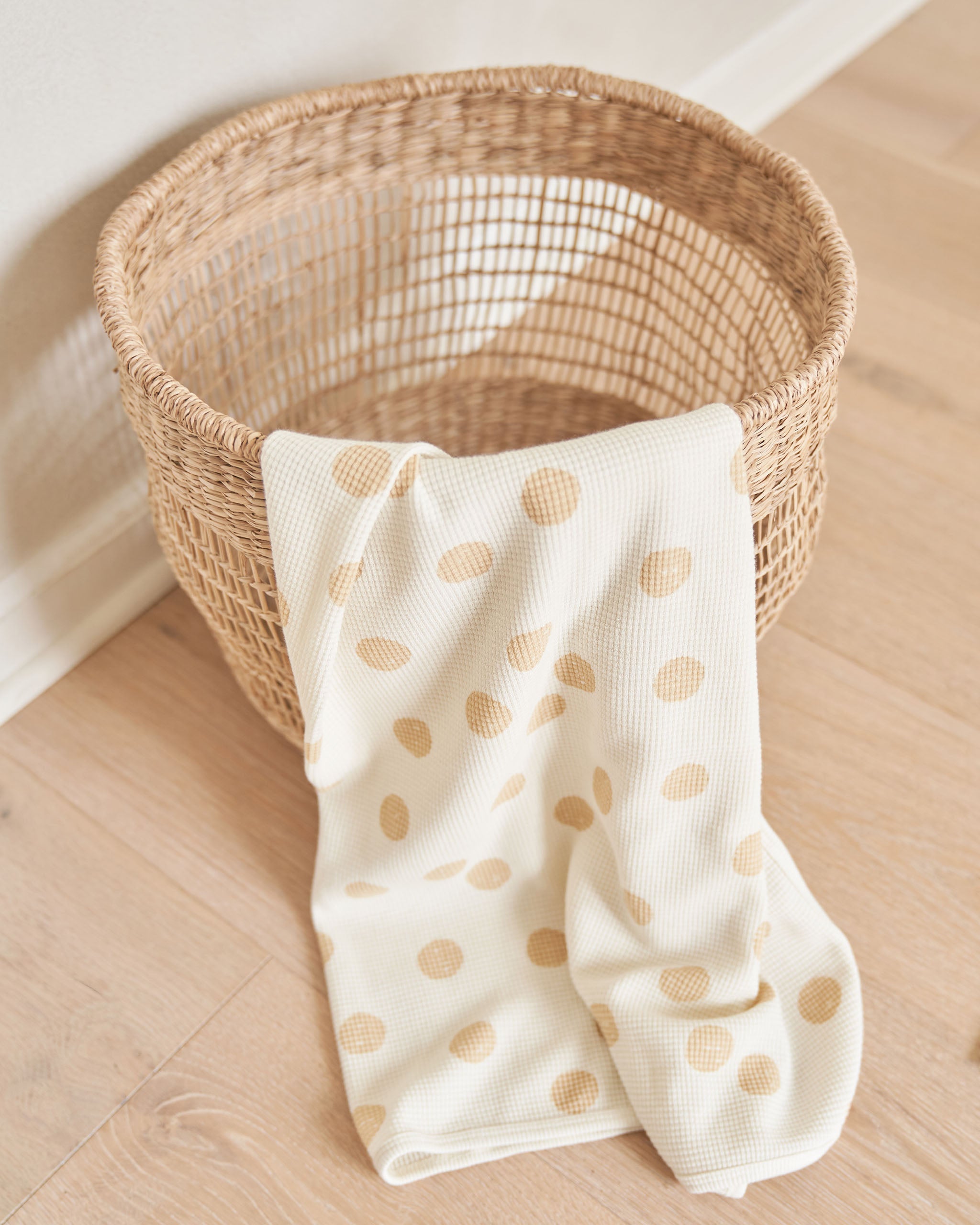 Waffle Baby Blanket || Butter Dots
