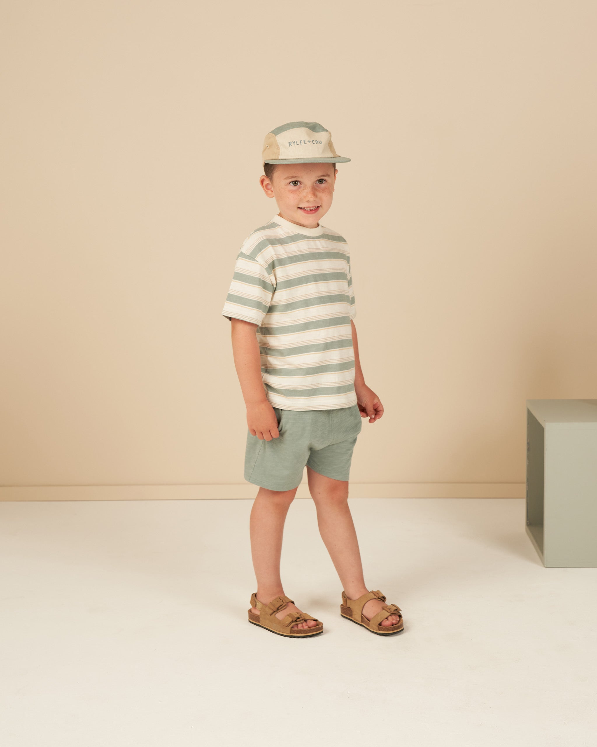 Skater Hat || Color Block - Rylee + Cru | Kids Clothes | Trendy Baby Clothes | Modern Infant Outfits |