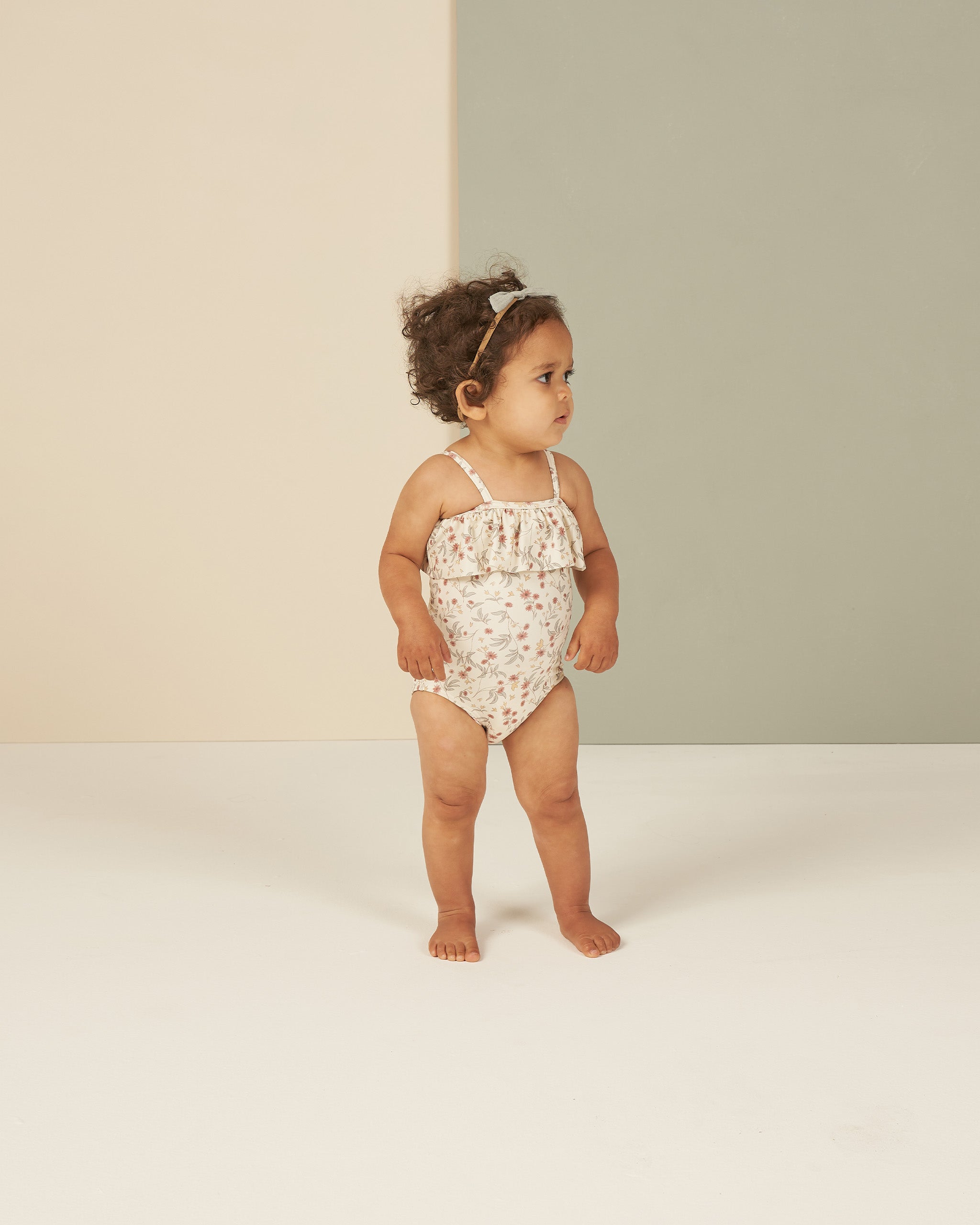 Ruffle One-Piece || Aster - Rylee + Cru | Kids Clothes | Trendy Baby Clothes | Modern Infant Outfits |