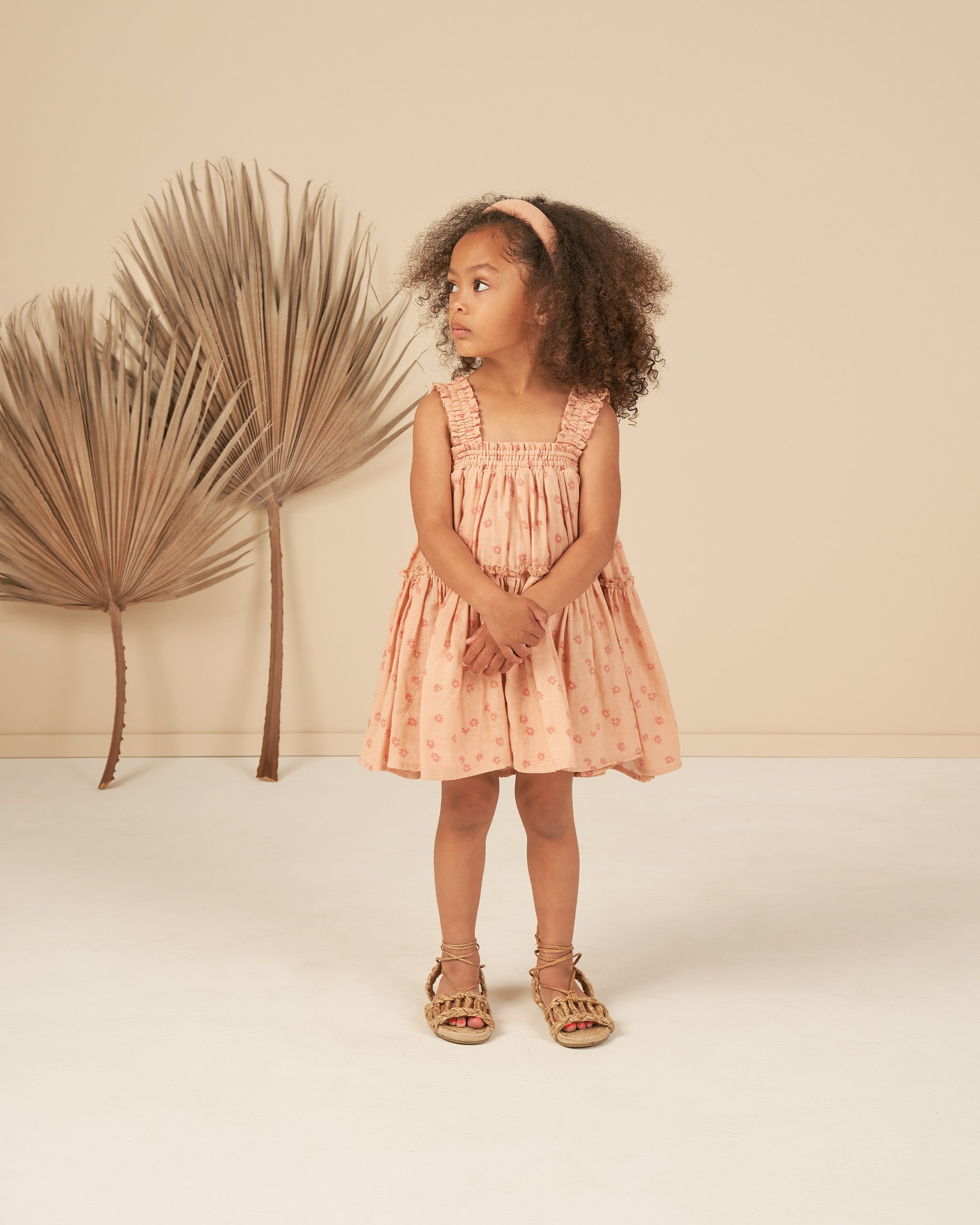 Cicily Dress || Pink Daisy - Rylee + Cru | Kids Clothes | Trendy Baby Clothes | Modern Infant Outfits |