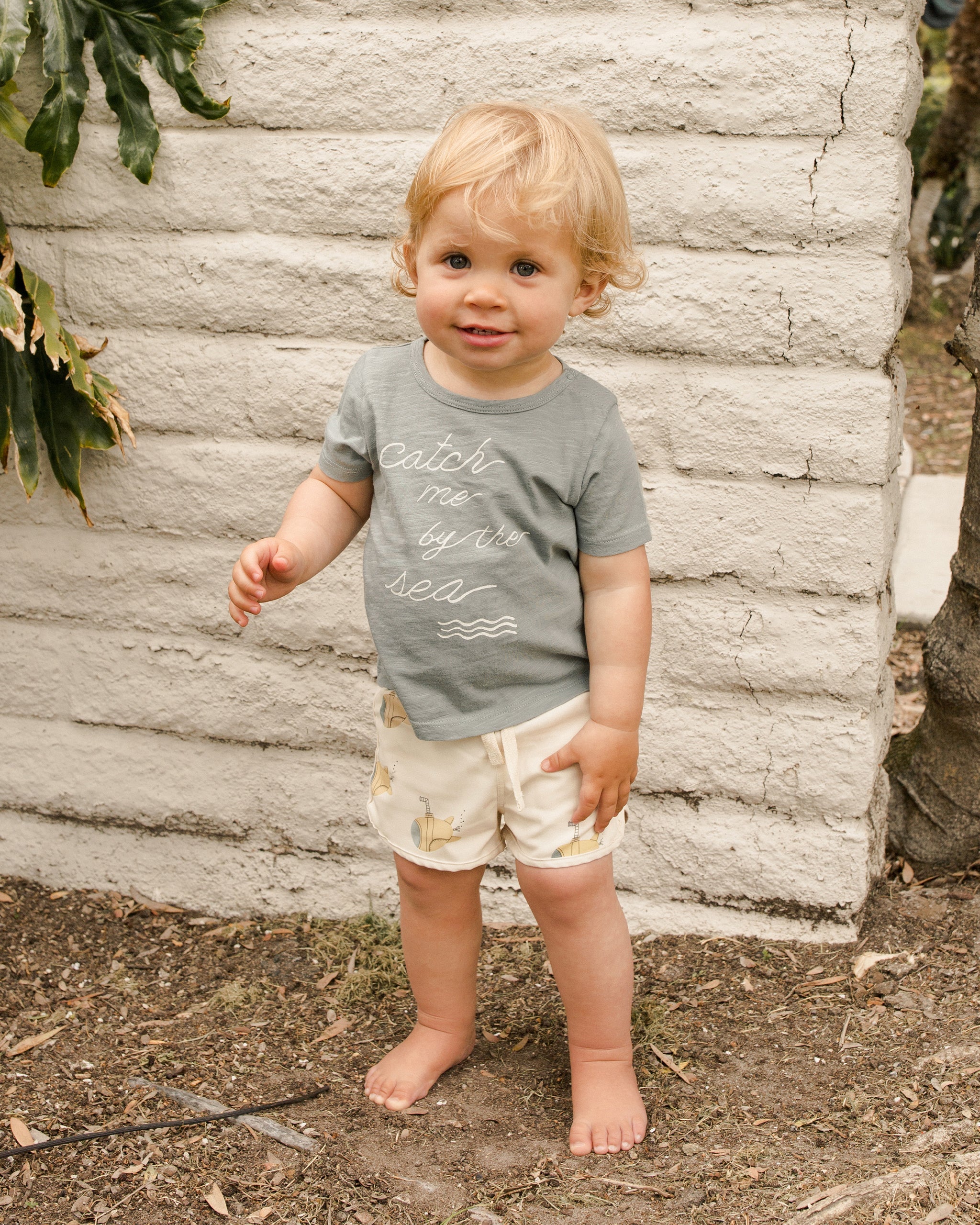 Basic Tee || Catch Me By The Sea - Rylee + Cru | Kids Clothes | Trendy Baby Clothes | Modern Infant Outfits |