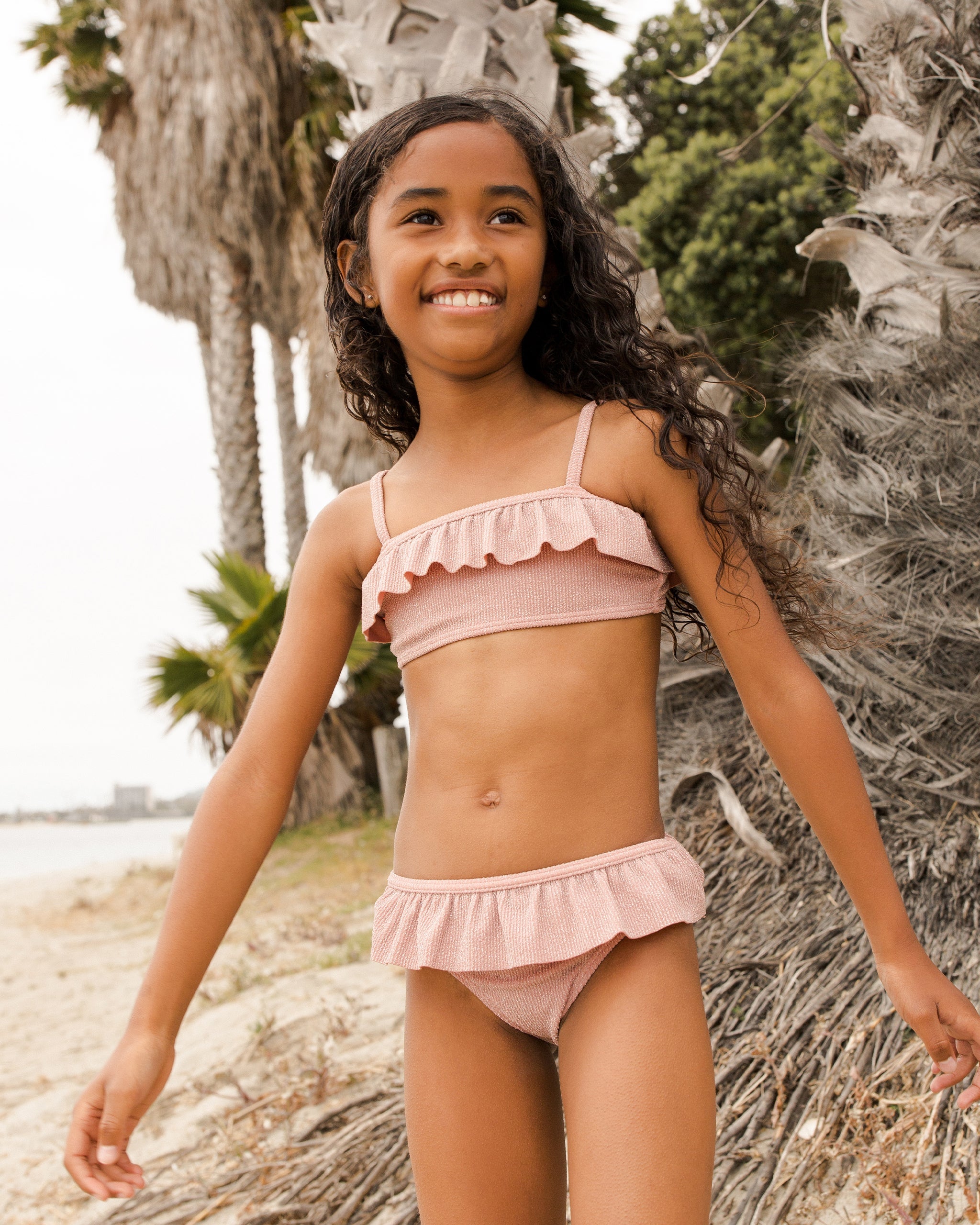 Parker Bikini || Lipstick - Rylee + Cru | Kids Clothes | Trendy Baby Clothes | Modern Infant Outfits |