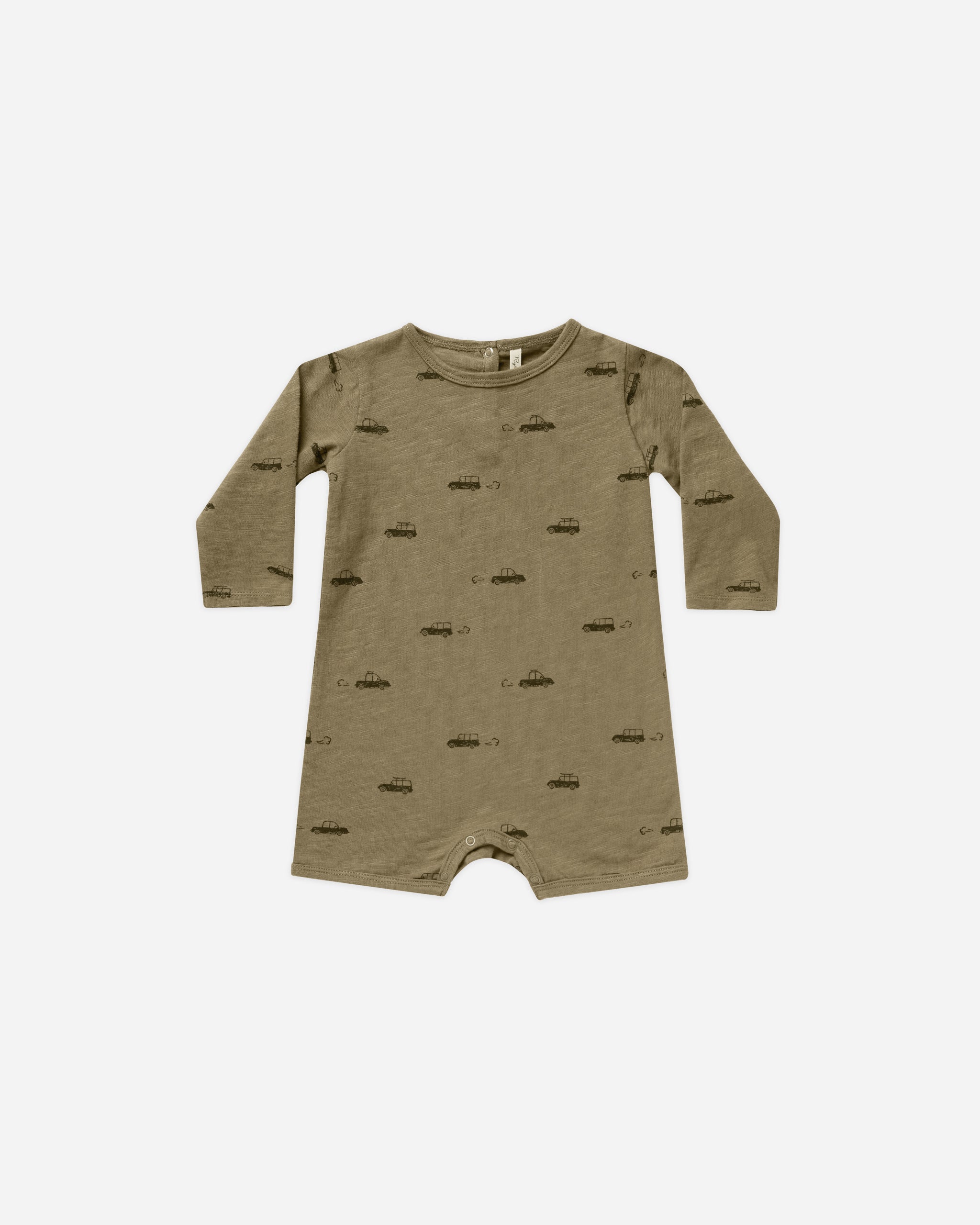 Long Sleeve Dash Romper || Cars - Rylee + Cru | Kids Clothes | Trendy Baby Clothes | Modern Infant Outfits |