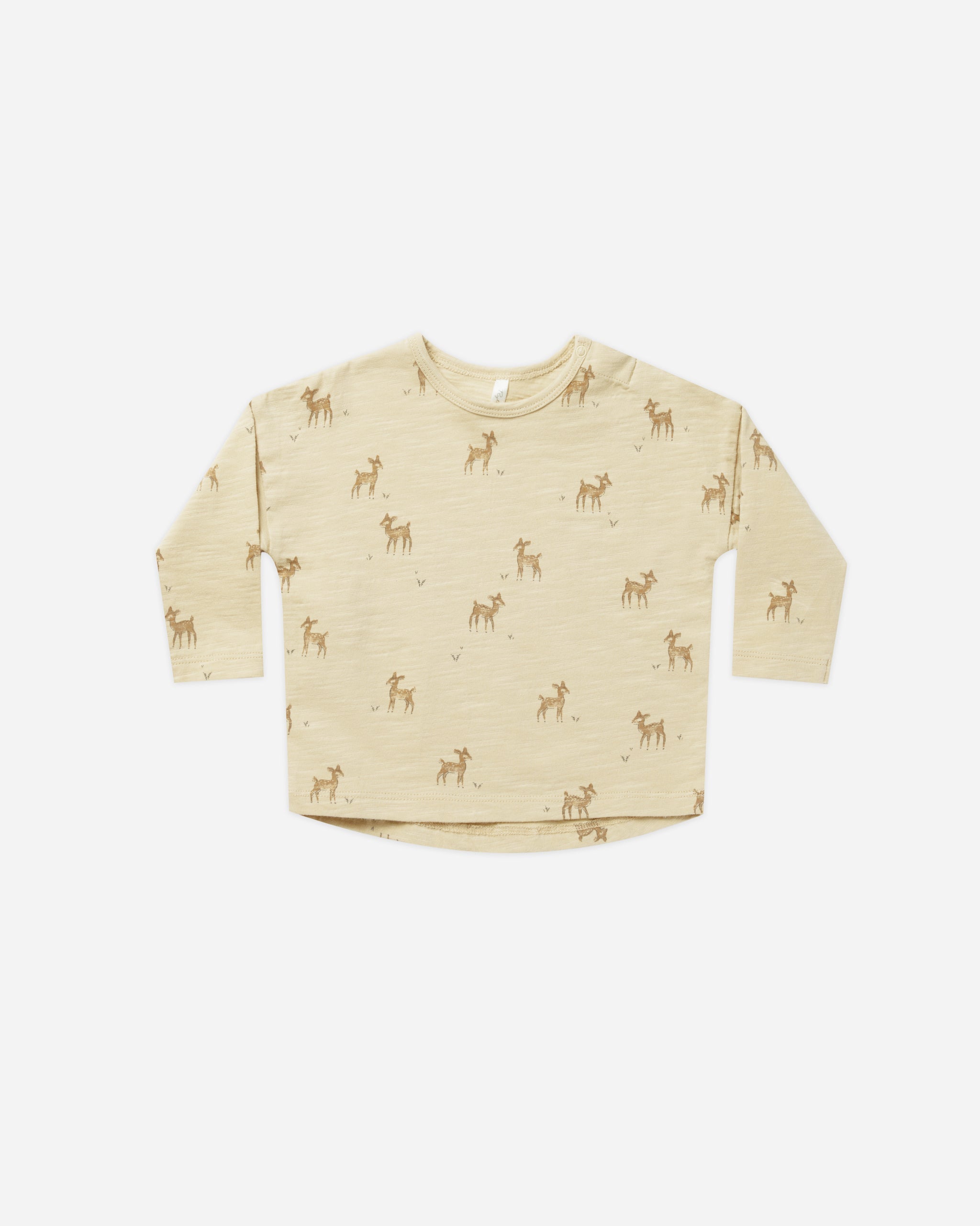 Long Sleeve Tee || Deer - Rylee + Cru | Kids Clothes | Trendy Baby Clothes | Modern Infant Outfits |
