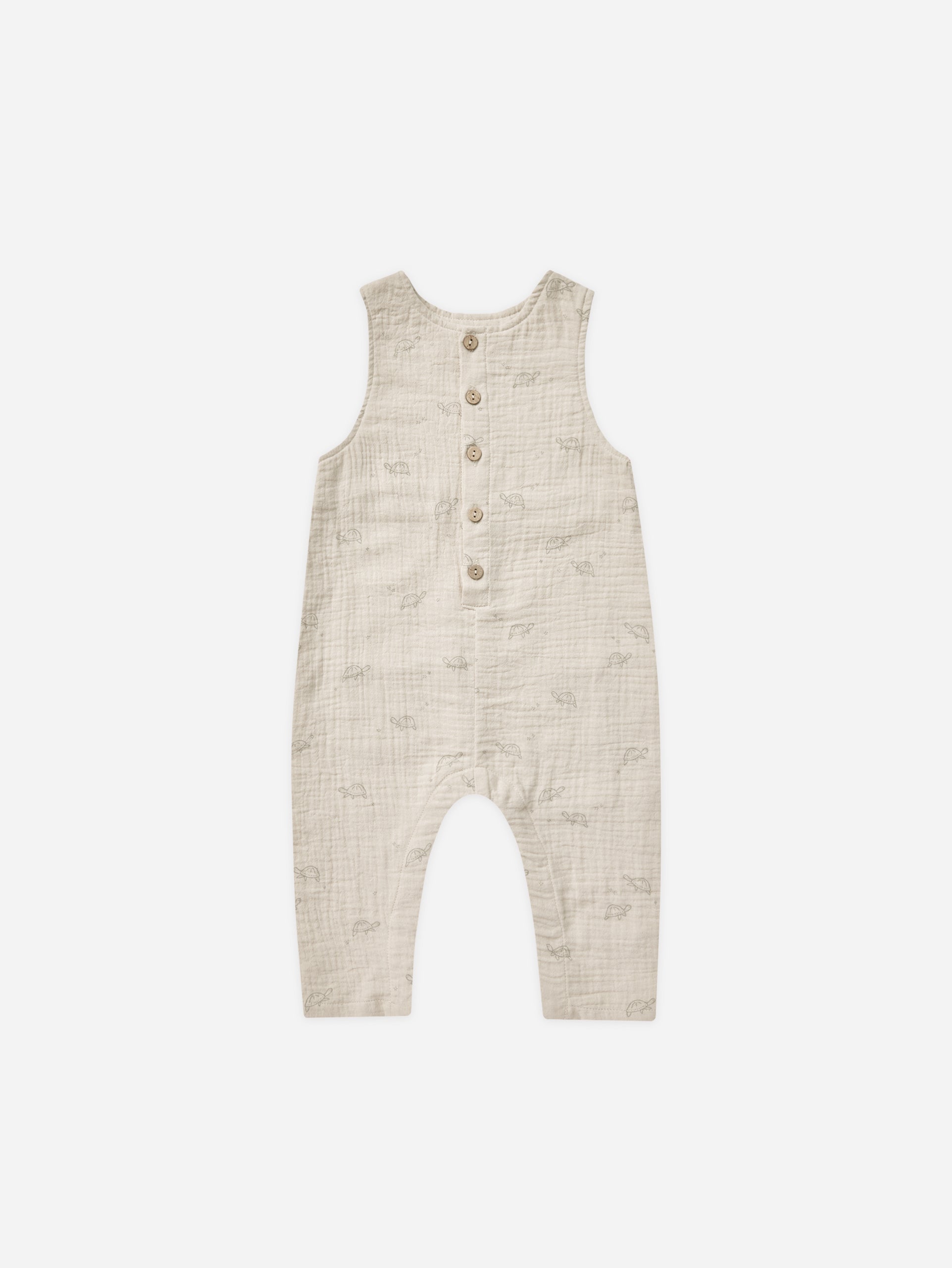 Button Jumpsuit || Turtles - Rylee + Cru | Kids Clothes | Trendy Baby Clothes | Modern Infant Outfits |
