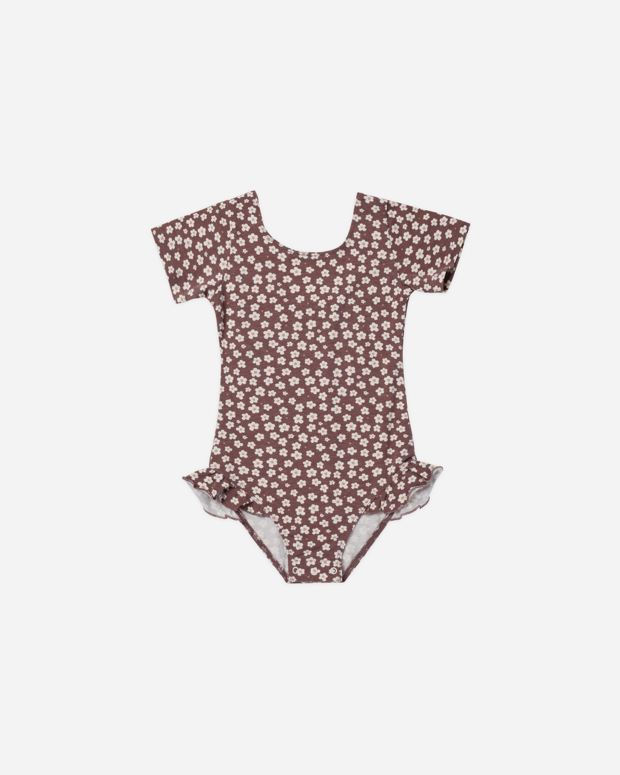 Leotard || Plum Ditsy - Rylee + Cru | Kids Clothes | Trendy Baby Clothes | Modern Infant Outfits |