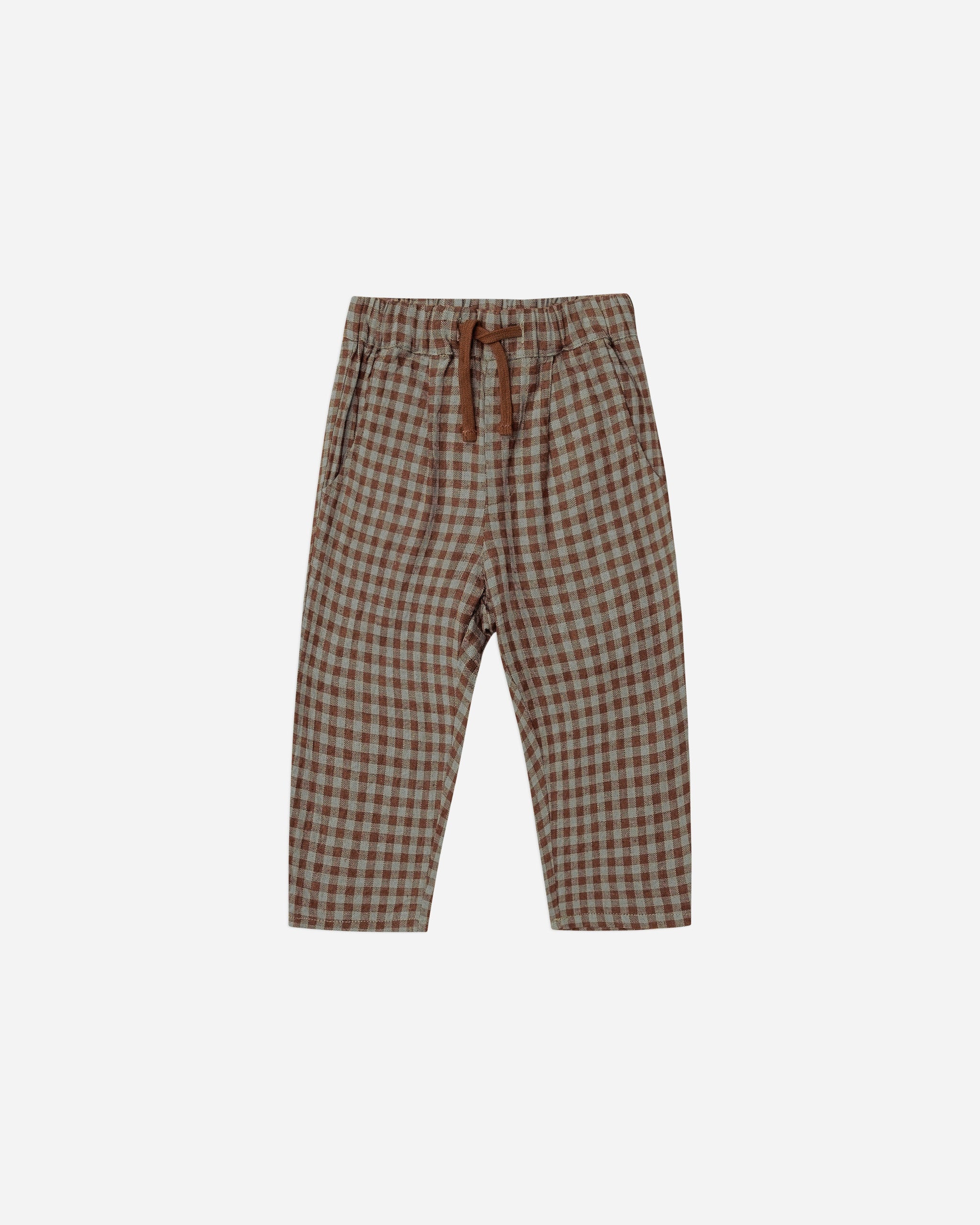ethan trouser || gingham - Rylee + Cru | Kids Clothes | Trendy Baby Clothes | Modern Infant Outfits |