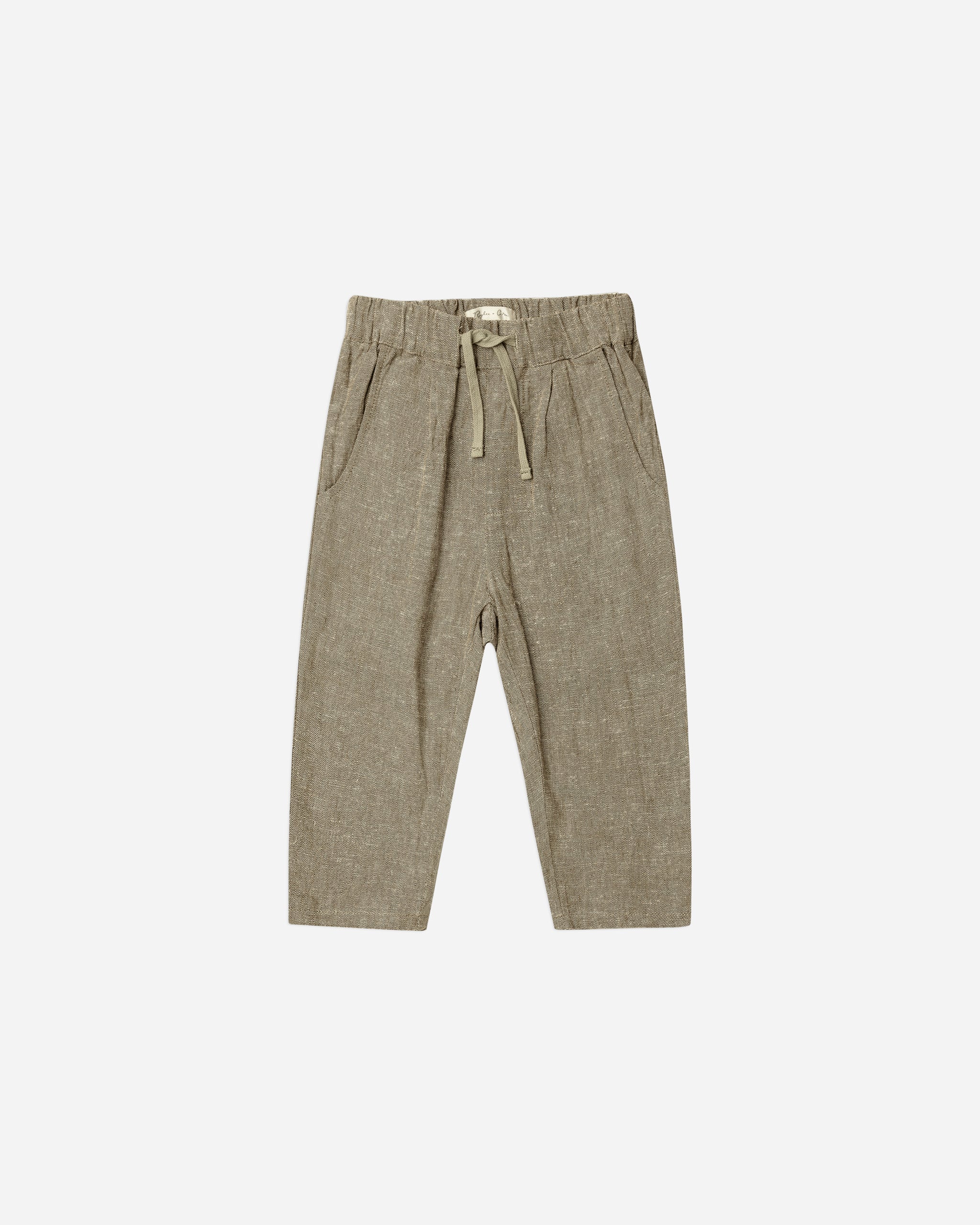 ethan trouser || olive - Rylee + Cru | Kids Clothes | Trendy Baby Clothes | Modern Infant Outfits |