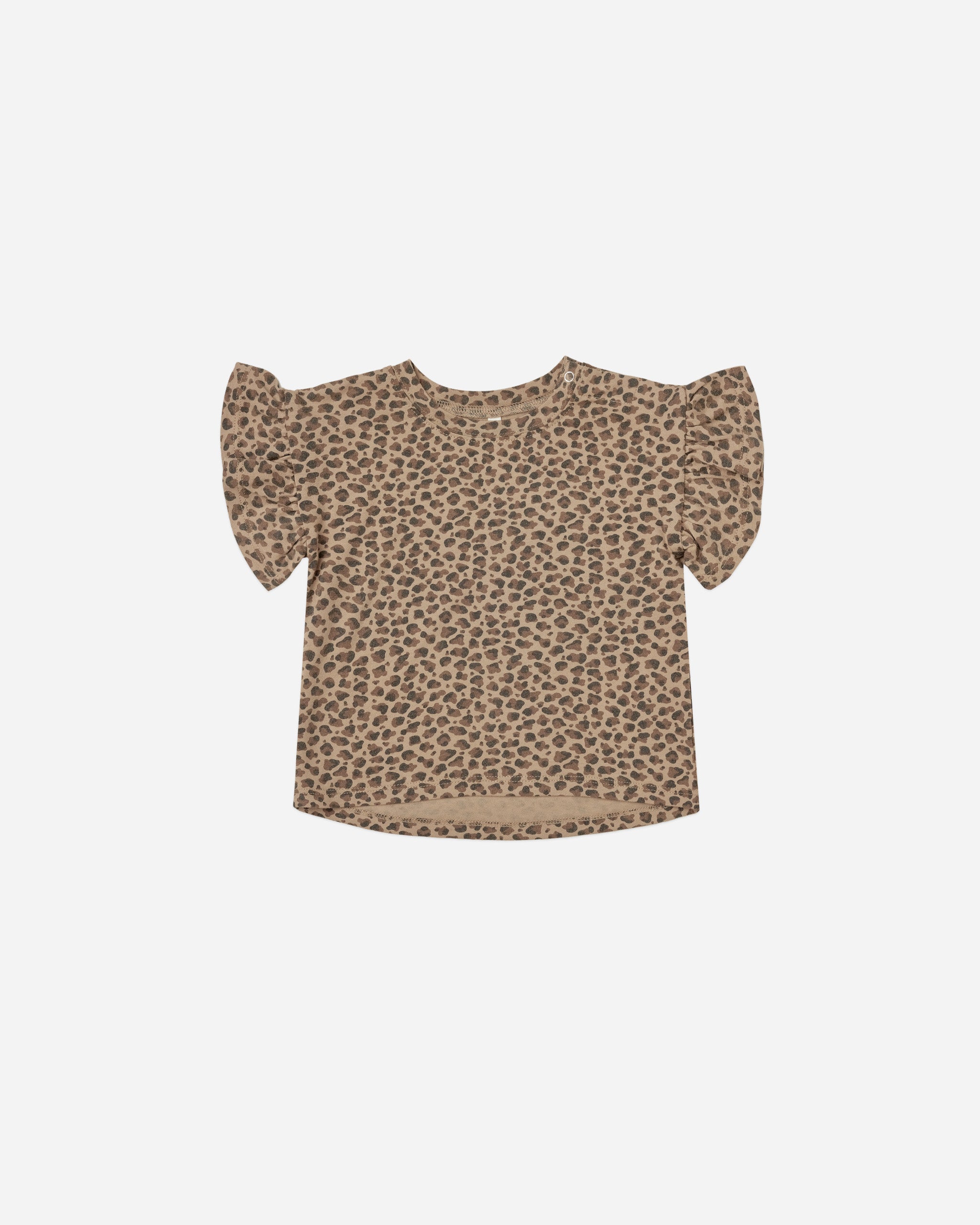 flutter tee || cheetah print - Rylee + Cru | Kids Clothes | Trendy Baby Clothes | Modern Infant Outfits |