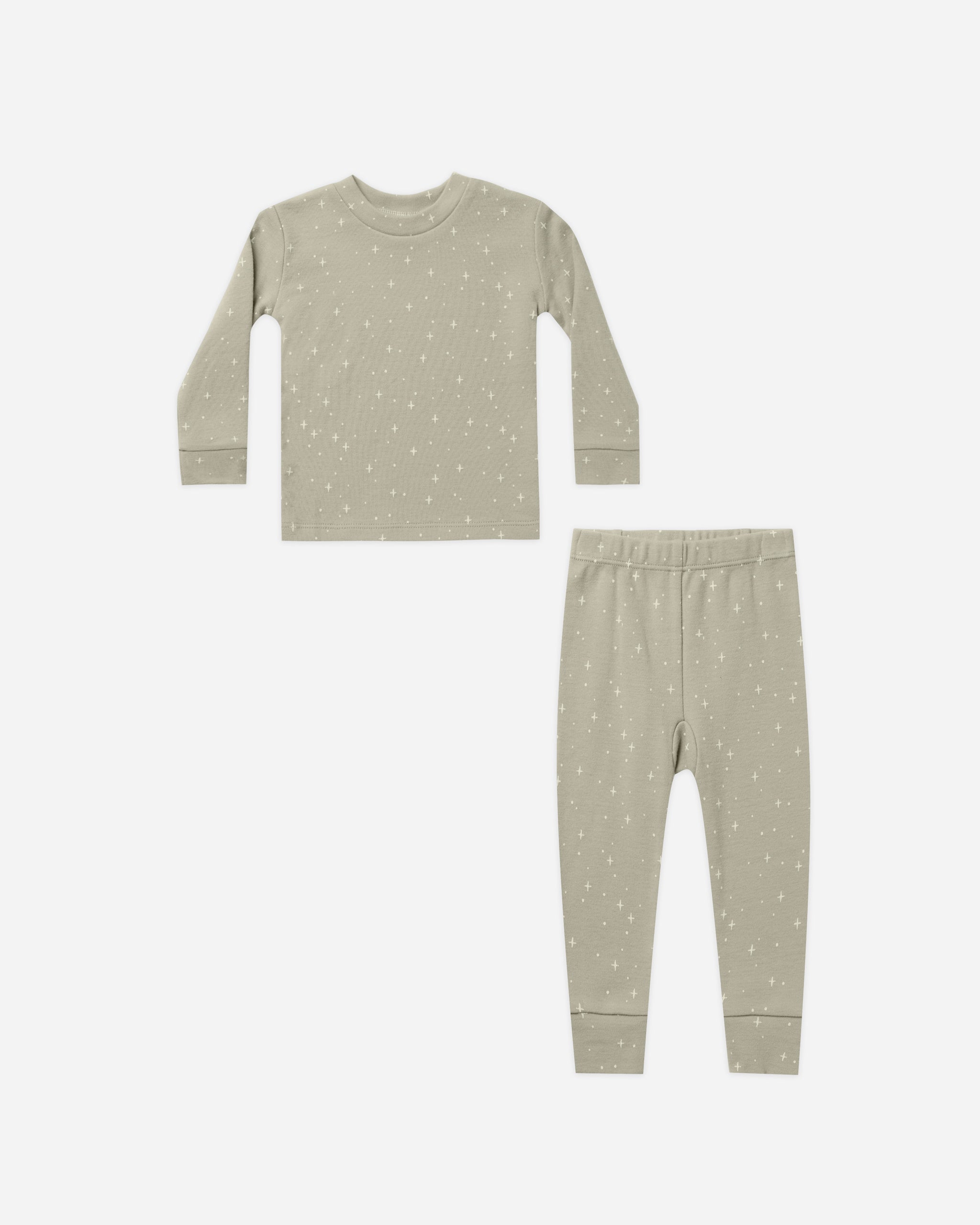 Organic Pajama Set || Twinkle - Rylee + Cru | Kids Clothes | Trendy Baby Clothes | Modern Infant Outfits |