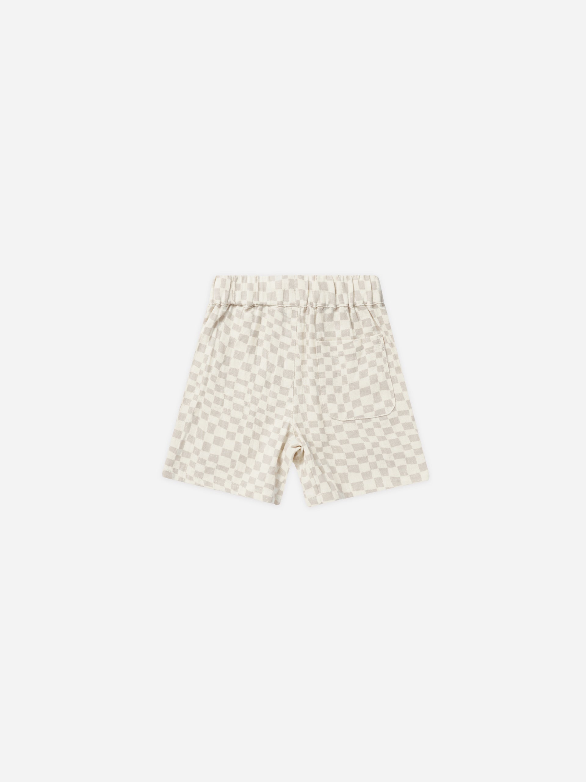Bermuda Short || Dove Check - Rylee + Cru | Kids Clothes | Trendy Baby Clothes | Modern Infant Outfits |