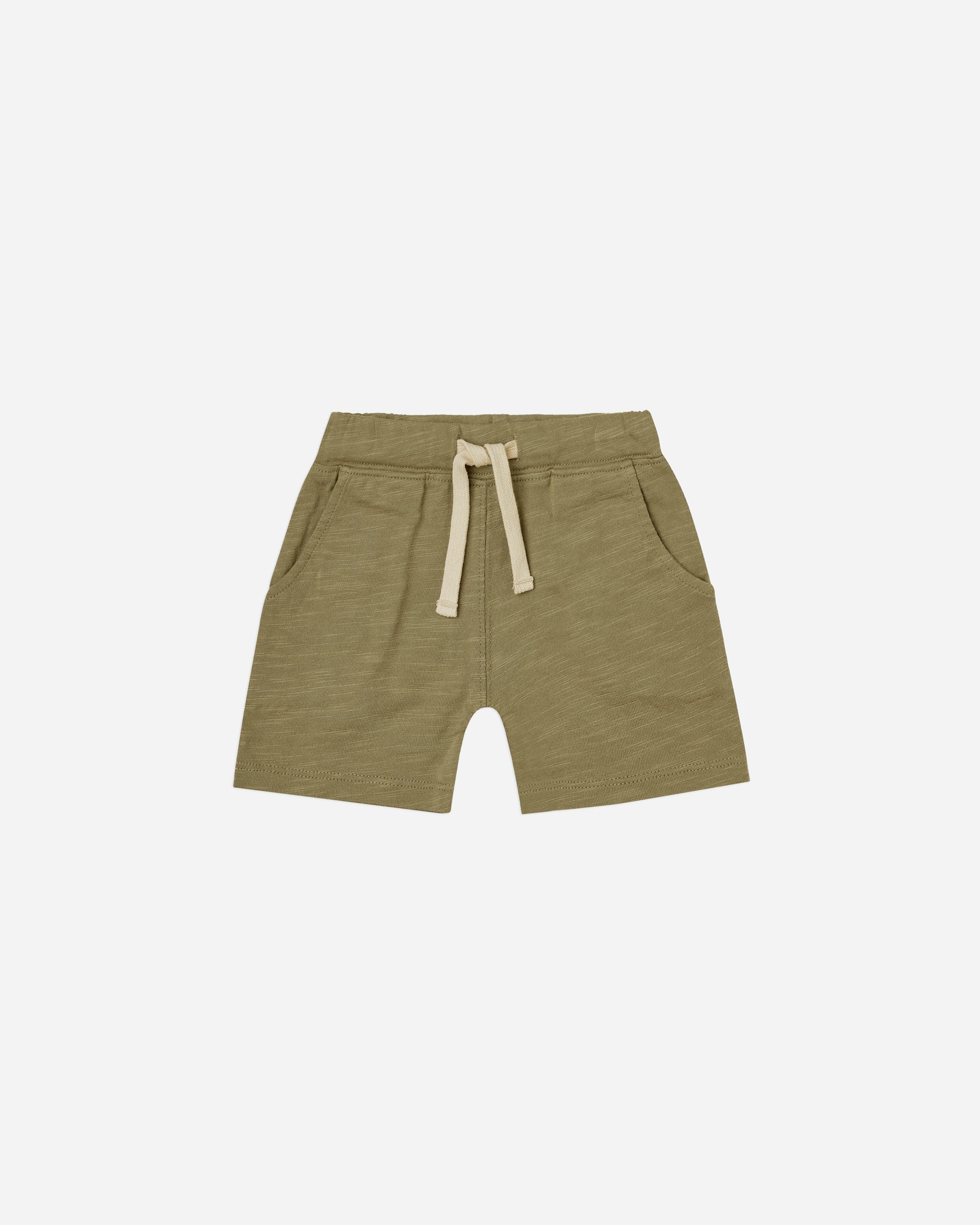 sam short || olive - Rylee + Cru | Kids Clothes | Trendy Baby Clothes | Modern Infant Outfits |