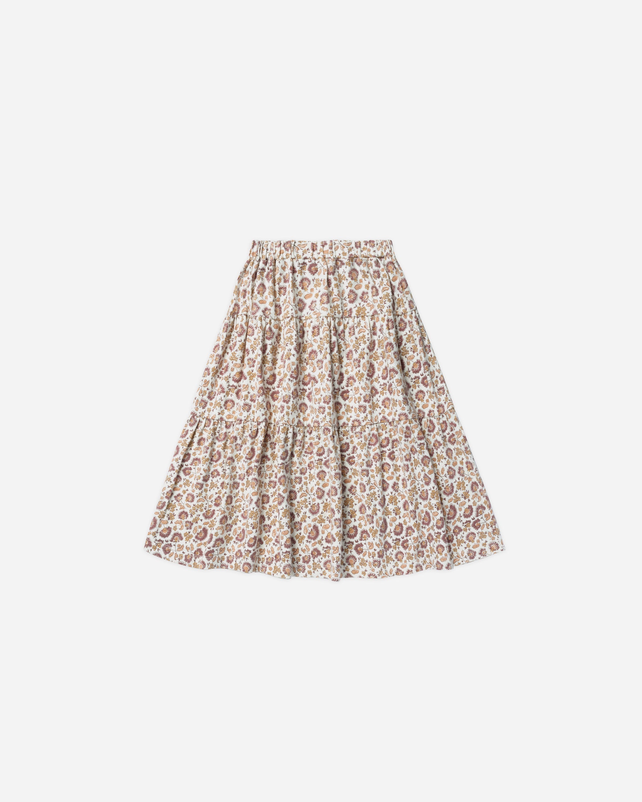 Tiered Midi Skirt || Magnolia - Rylee + Cru | Kids Clothes | Trendy Baby Clothes | Modern Infant Outfits |