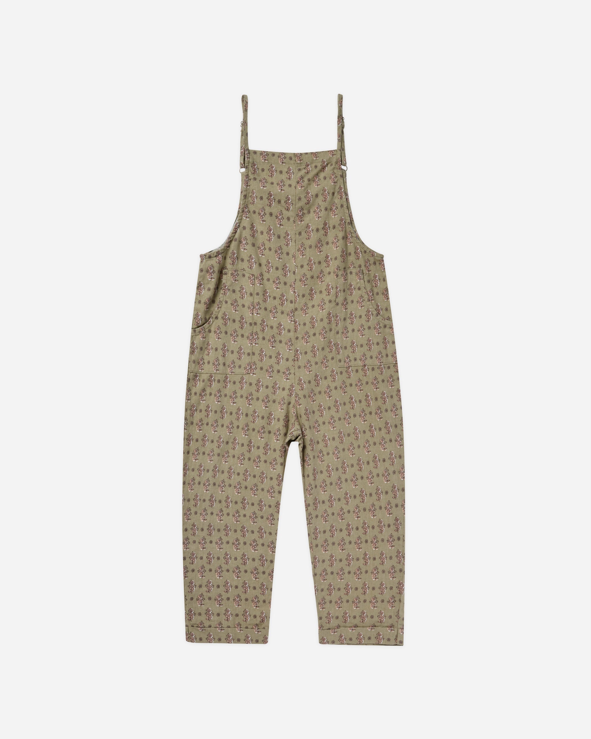 Iris Jumpsuit || Flower Block - Rylee + Cru | Kids Clothes | Trendy Baby Clothes | Modern Infant Outfits |