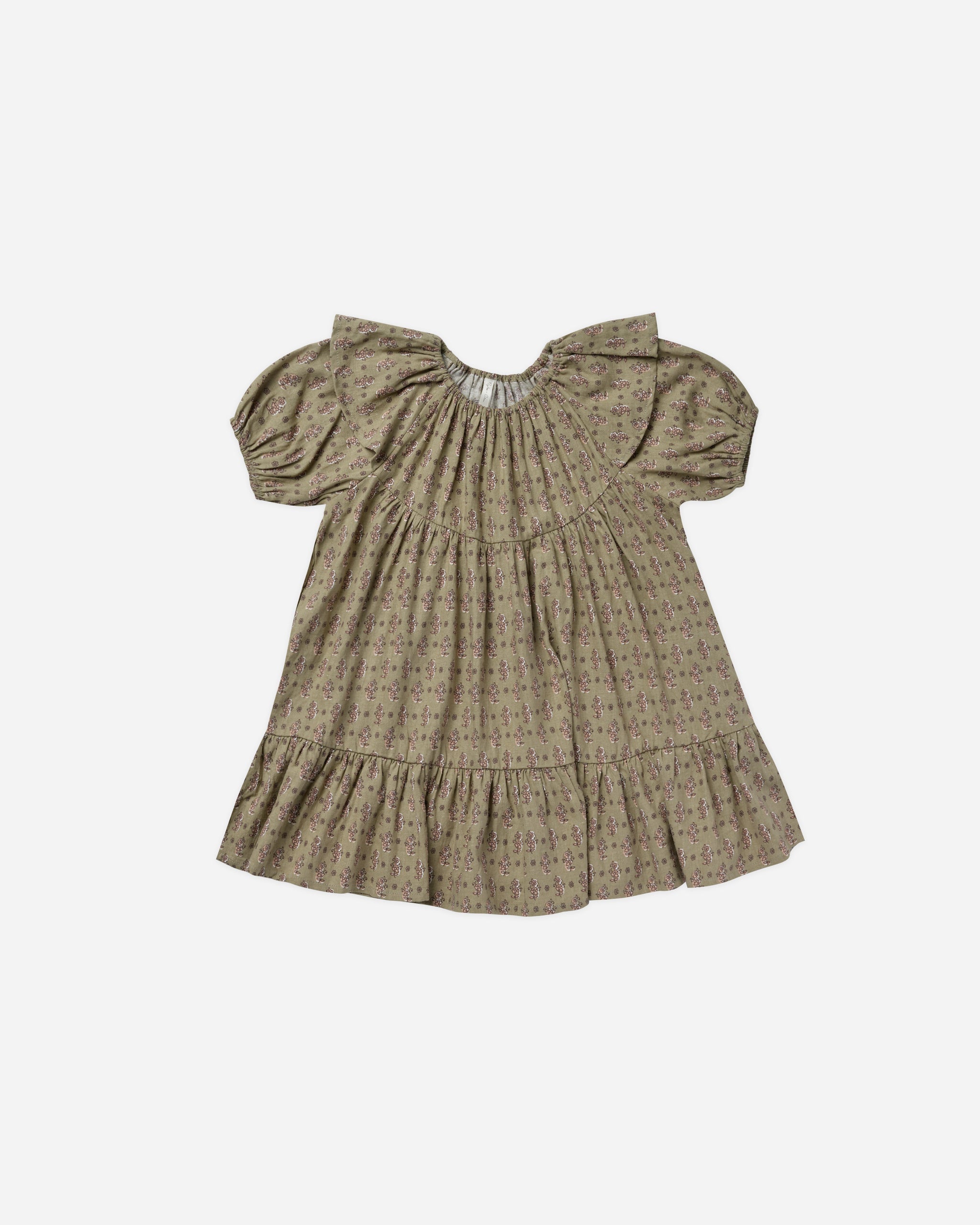 Willow Dress || Flower Block - Rylee + Cru | Kids Clothes | Trendy Baby Clothes | Modern Infant Outfits |