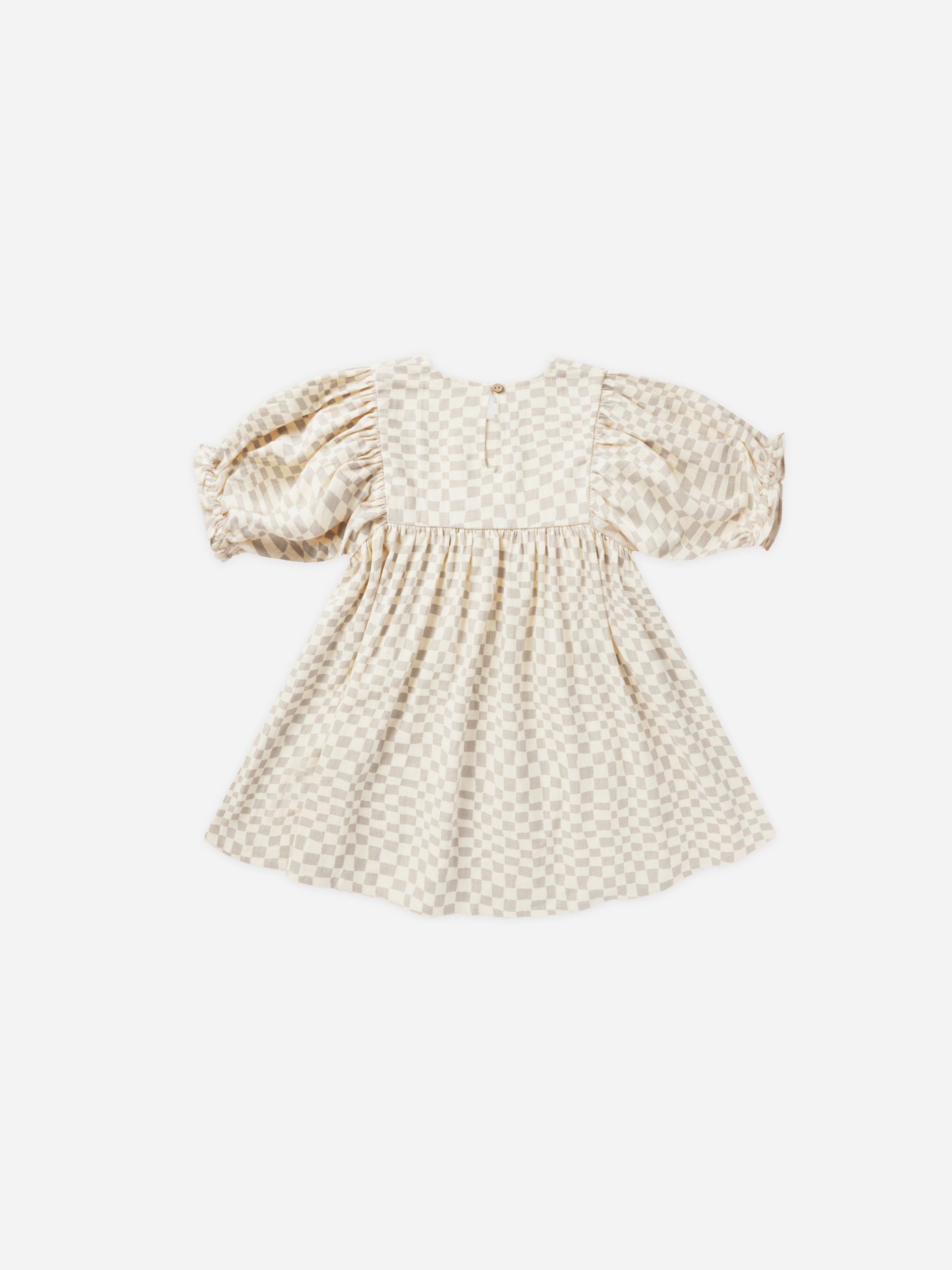 Jolene Dress || Dove Check - Rylee + Cru | Kids Clothes | Trendy Baby Clothes | Modern Infant Outfits |