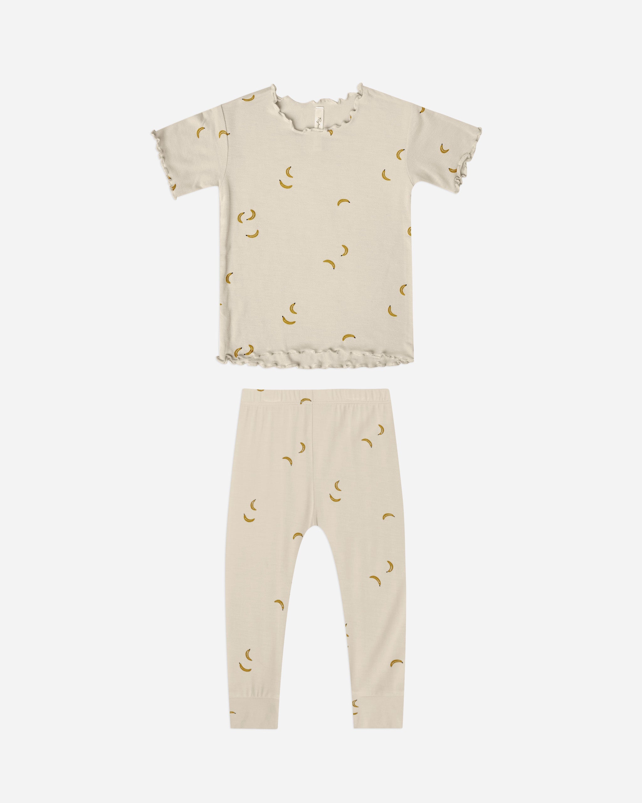 summer modal PJ set || bananas - Rylee + Cru | Kids Clothes | Trendy Baby Clothes | Modern Infant Outfits |