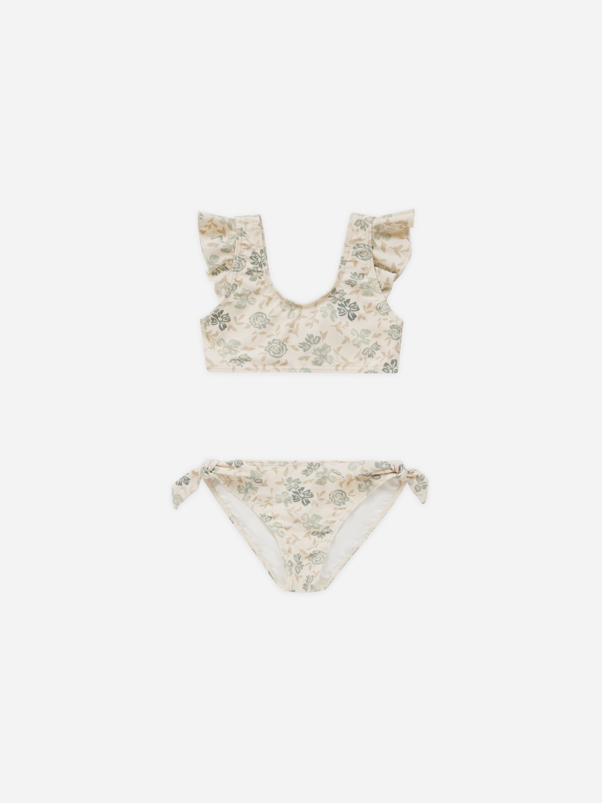 Ojai Bikini || Blue Floral - Rylee + Cru | Kids Clothes | Trendy Baby Clothes | Modern Infant Outfits |